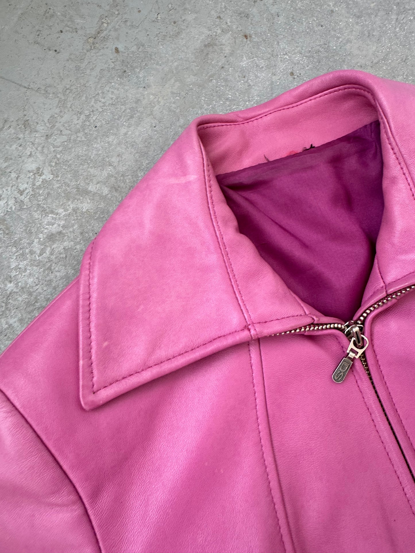Sorbet Leather Corset Jacket