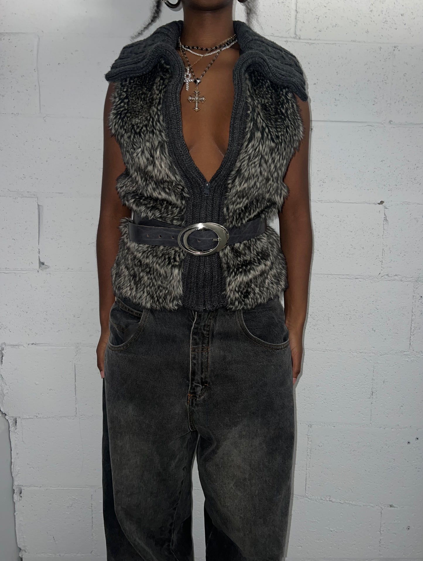 Mandy Faux Fur Vest