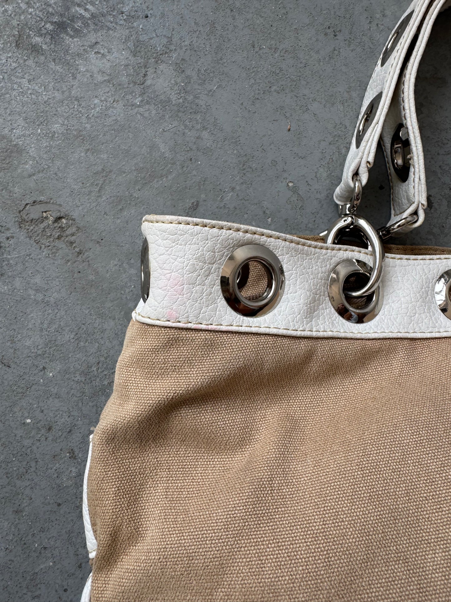 Eyelet Purse