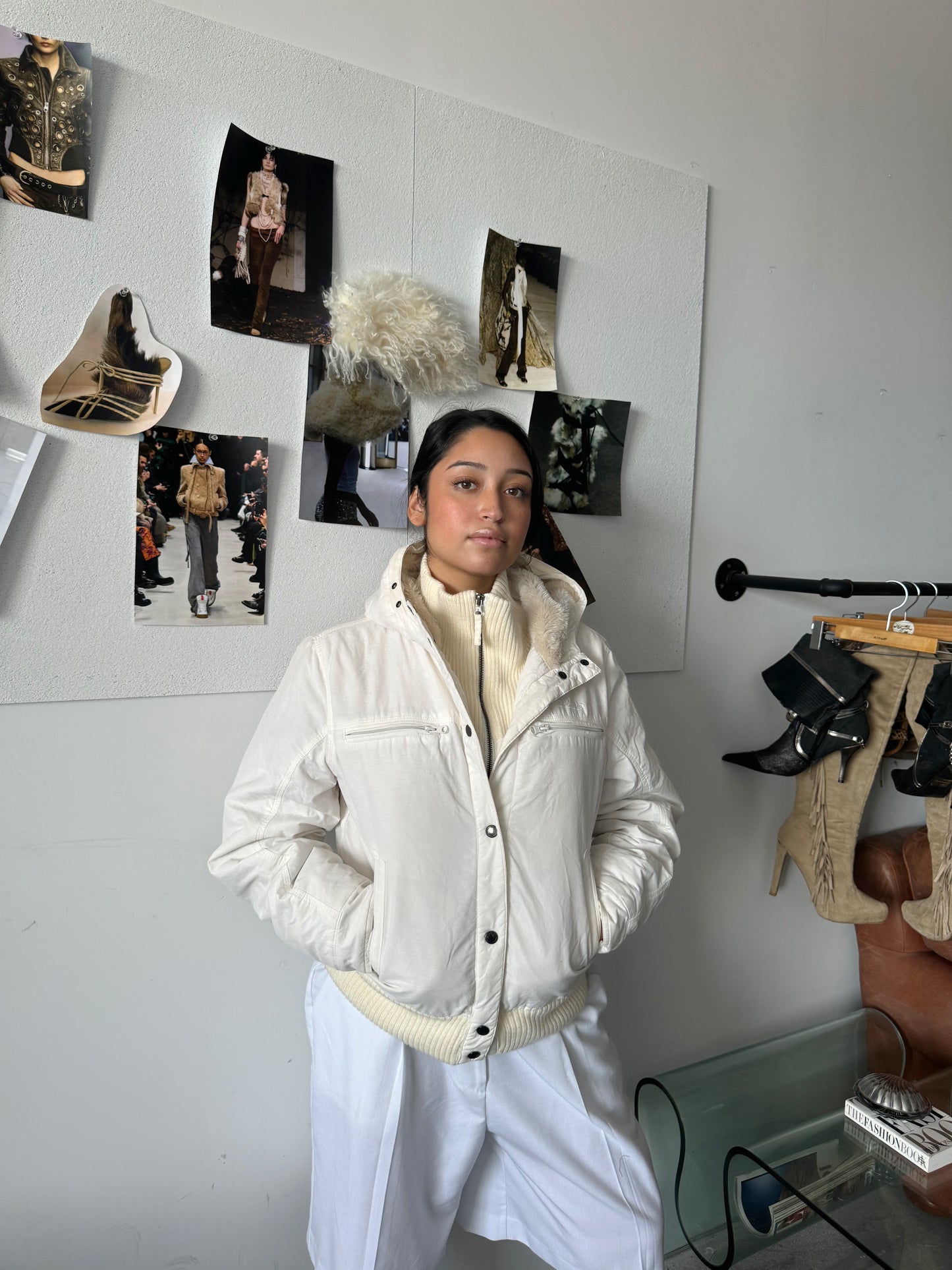 Buttercream Bomber Jacket