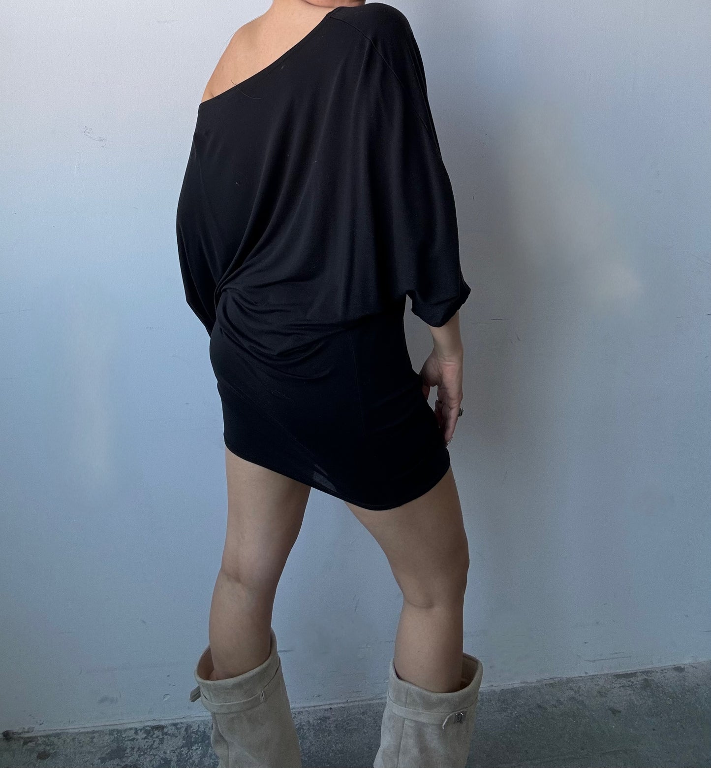 Bat Wing Mini Dress