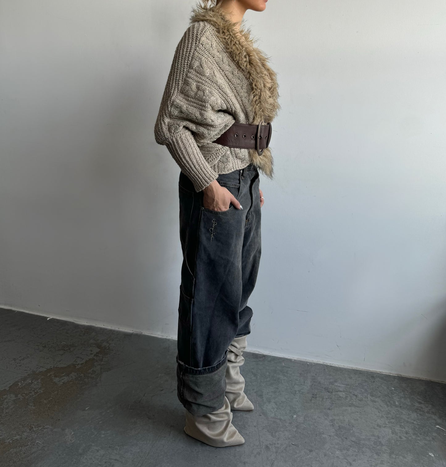 Eris Faux Fur Cardi