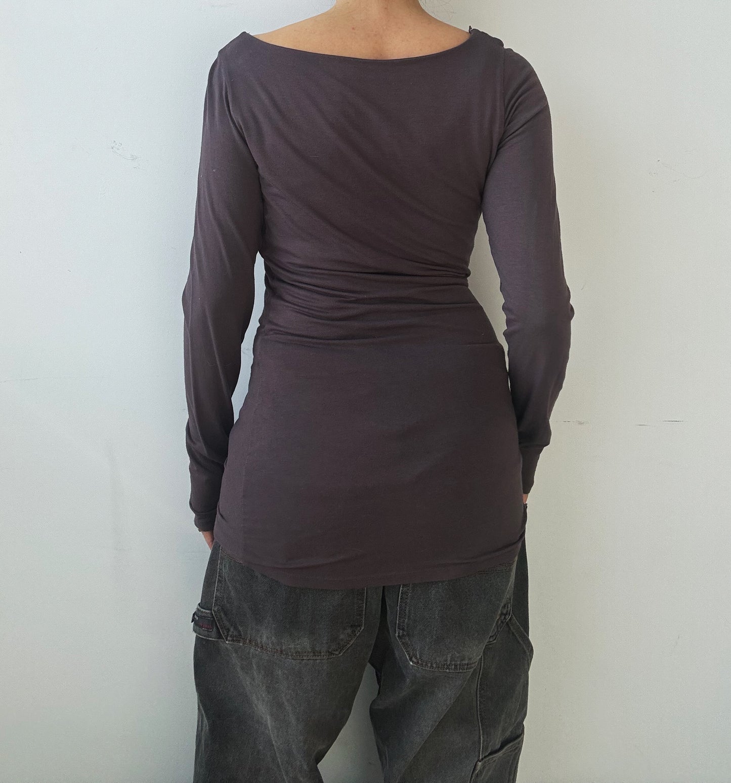 Draped Long Sleeve