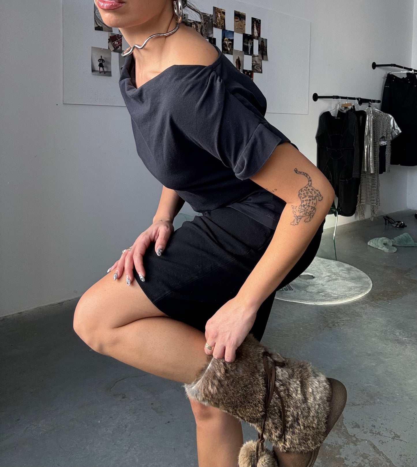 Model-Off-Duty Tee