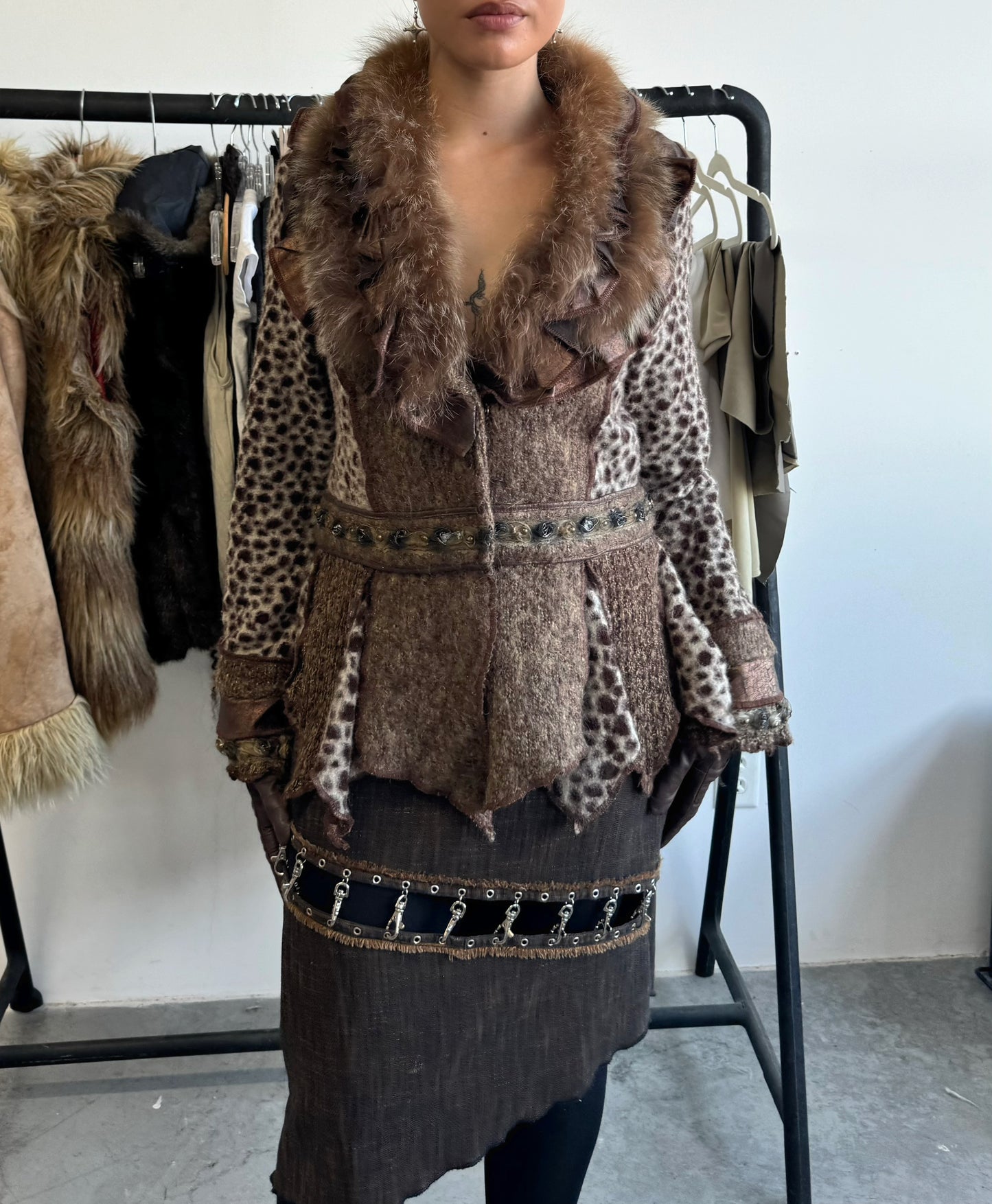 Leopard Cardi