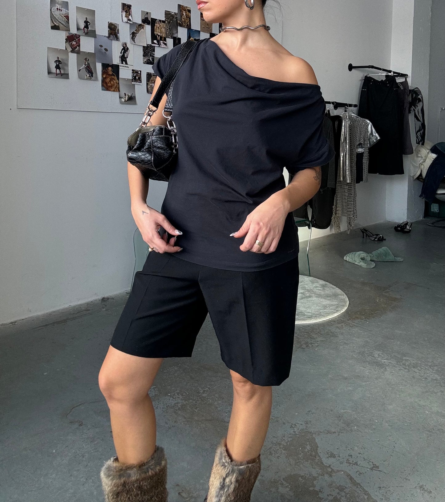 Model-Off-Duty Tee