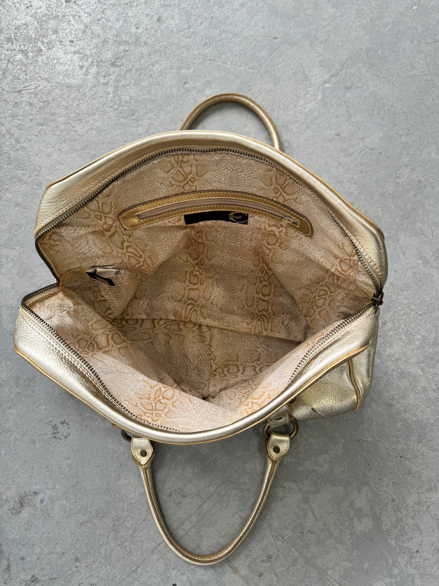 Just Cavalli Metallic Purse By Roberto Cavalli