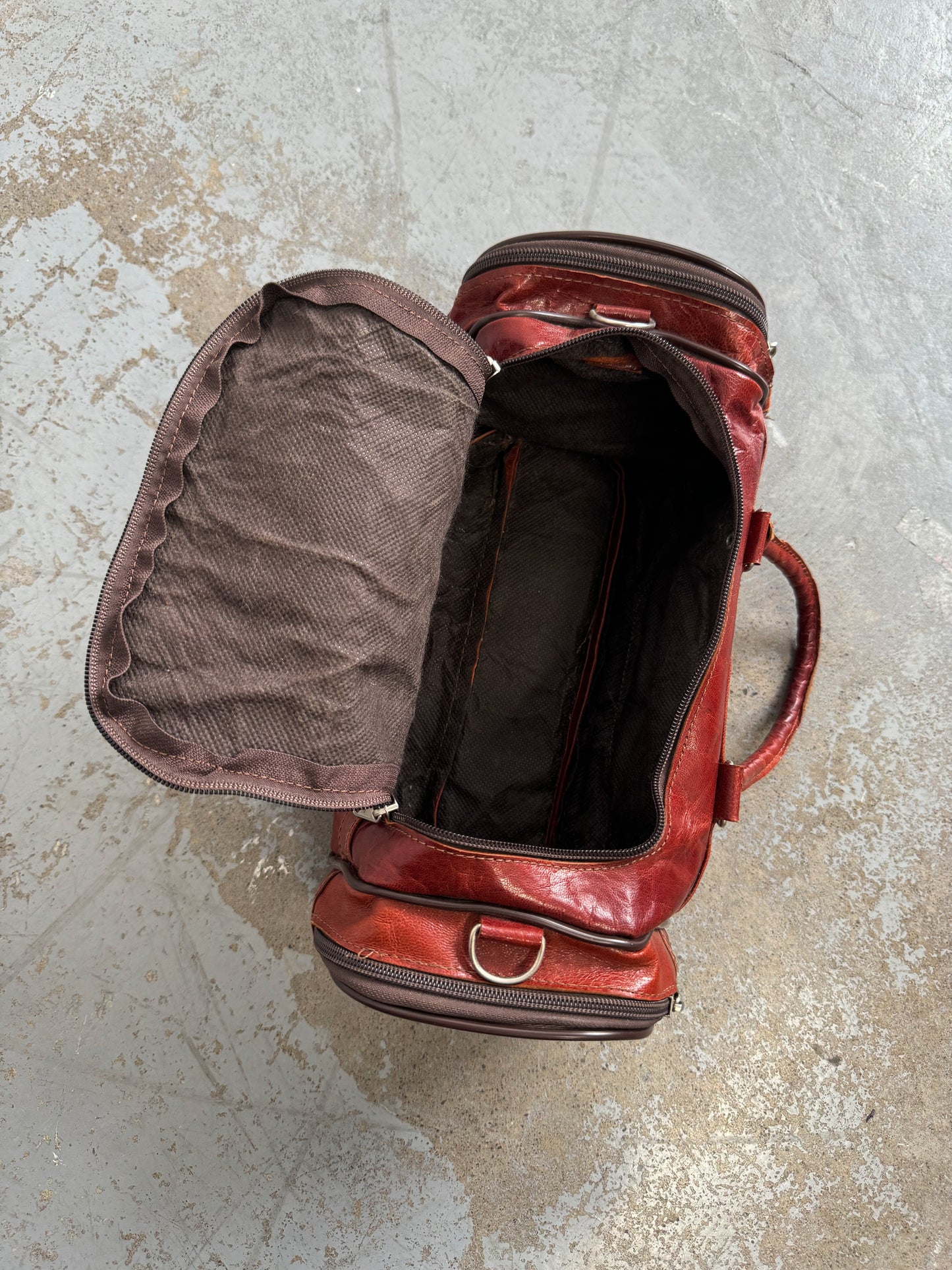 Mini Leather Duffle Purse