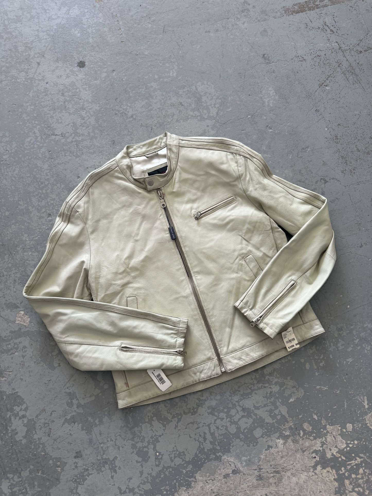 Deadstock “Power” Leather Jacket M/L
