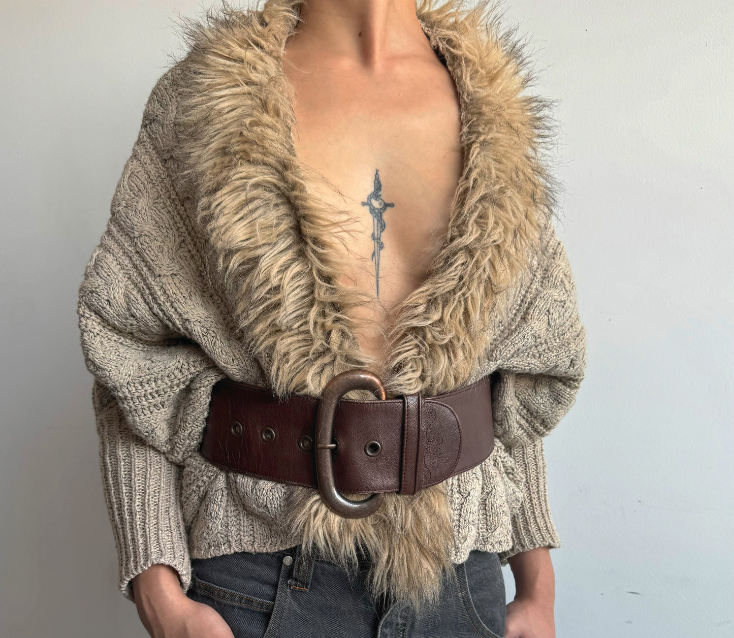 Eris Faux Fur Cardi