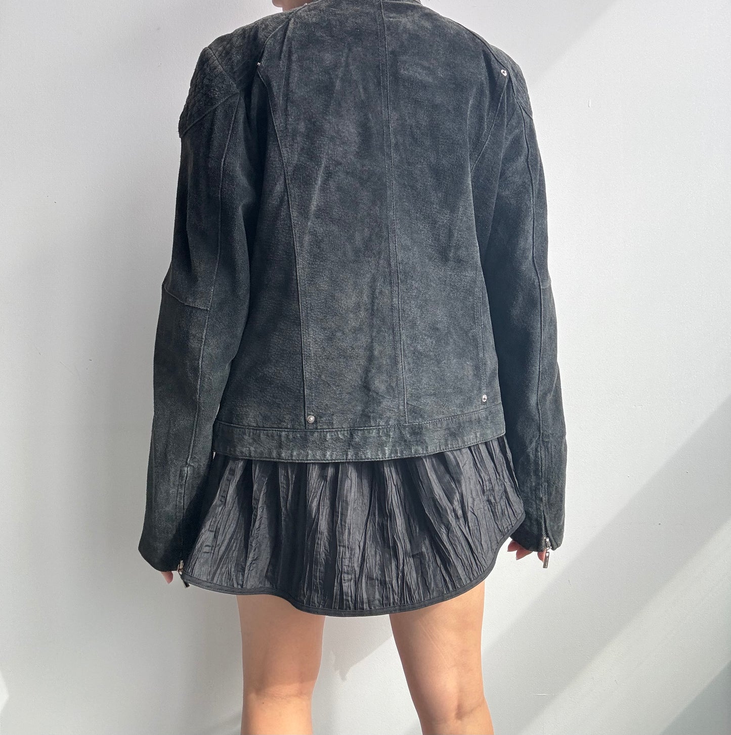 Suede Moto Jacket Size M/L