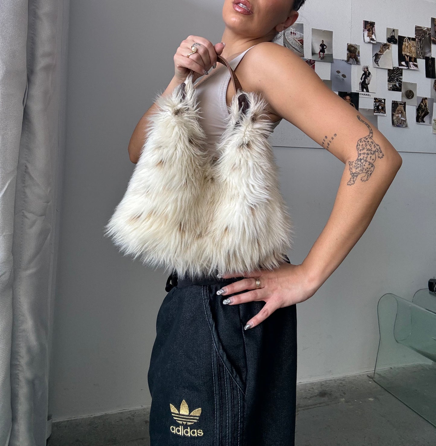 Faux Fur Purse