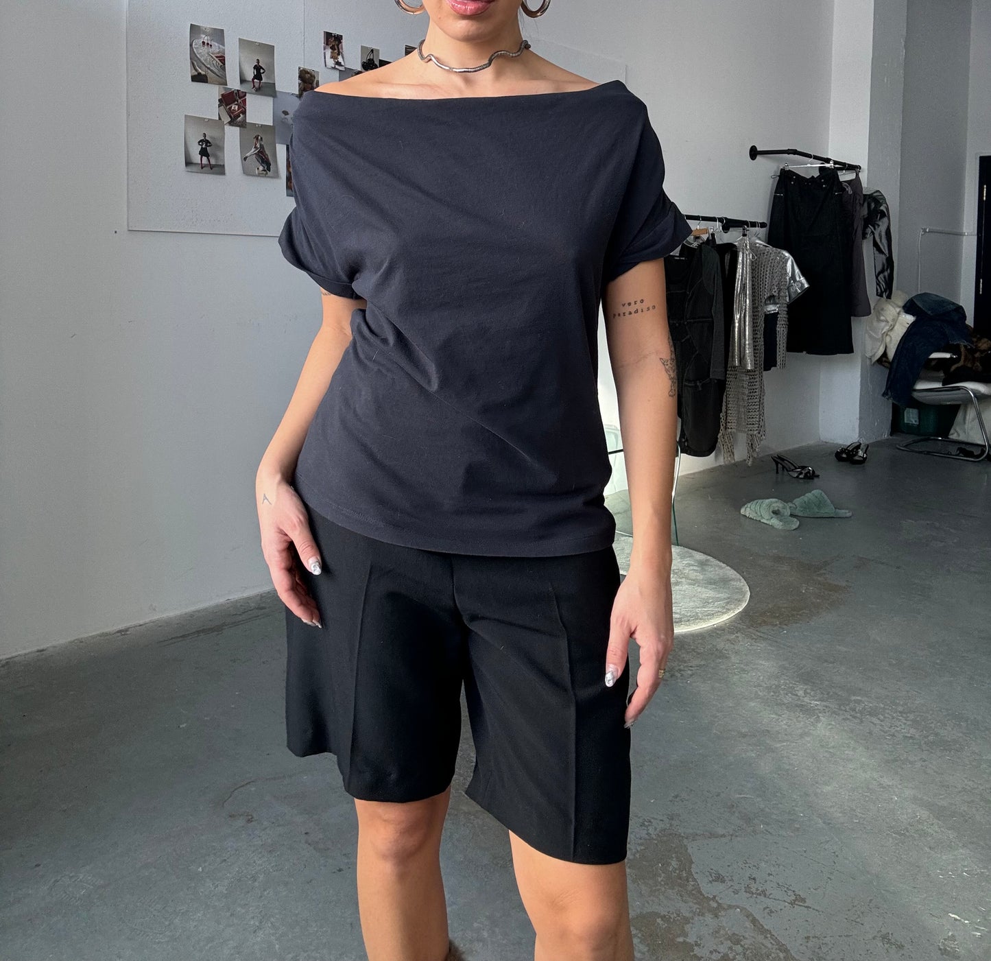 Model-Off-Duty Tee