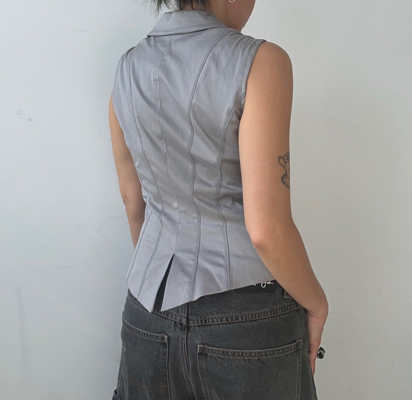 Upcycled Buckle Vest