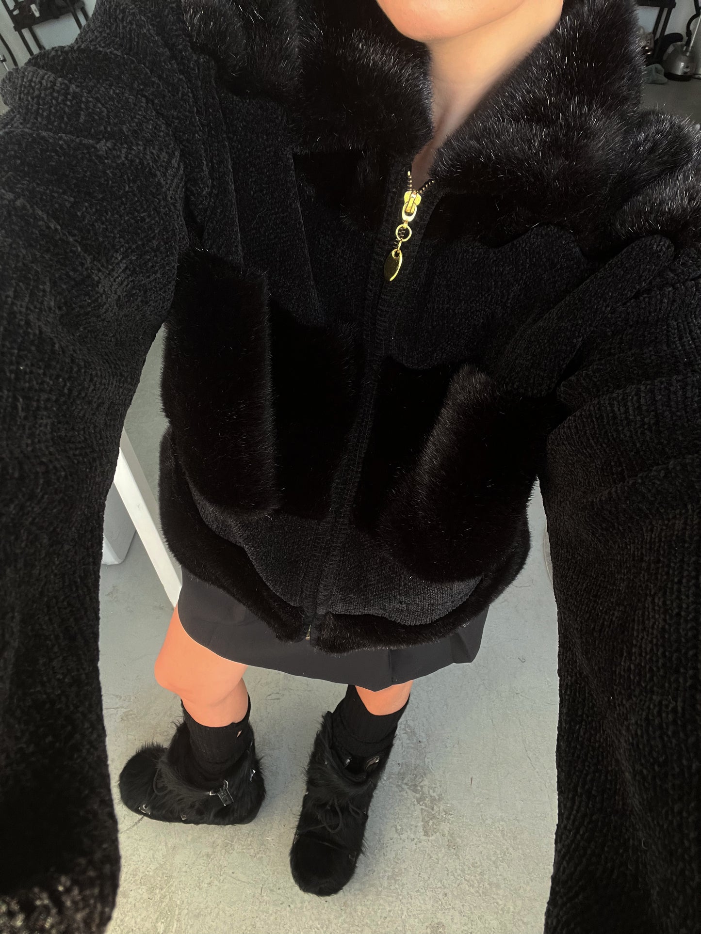 Cozy Faux Fur Zip