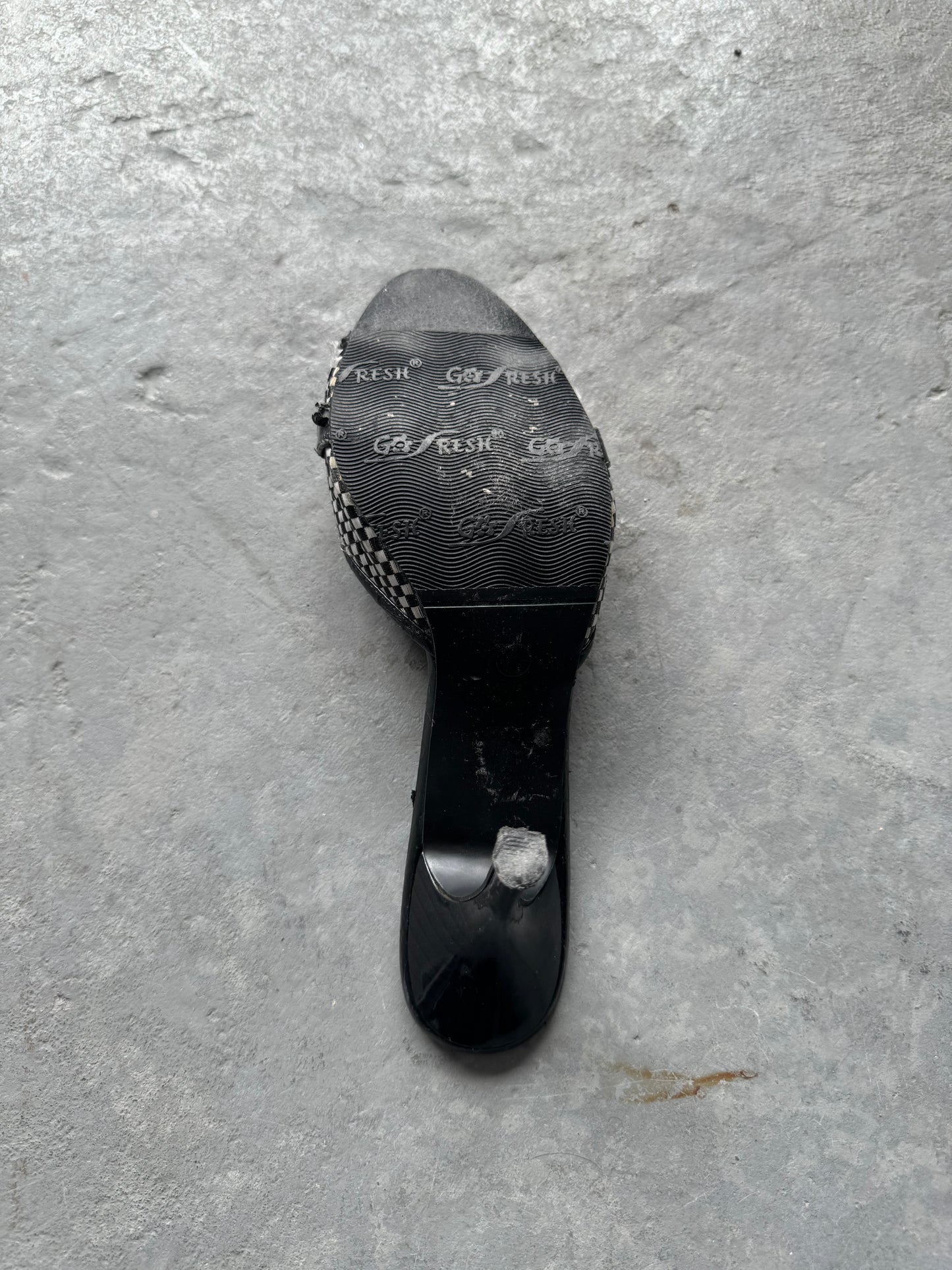 Vintage Open Toe Kitten Heels Size 7.5