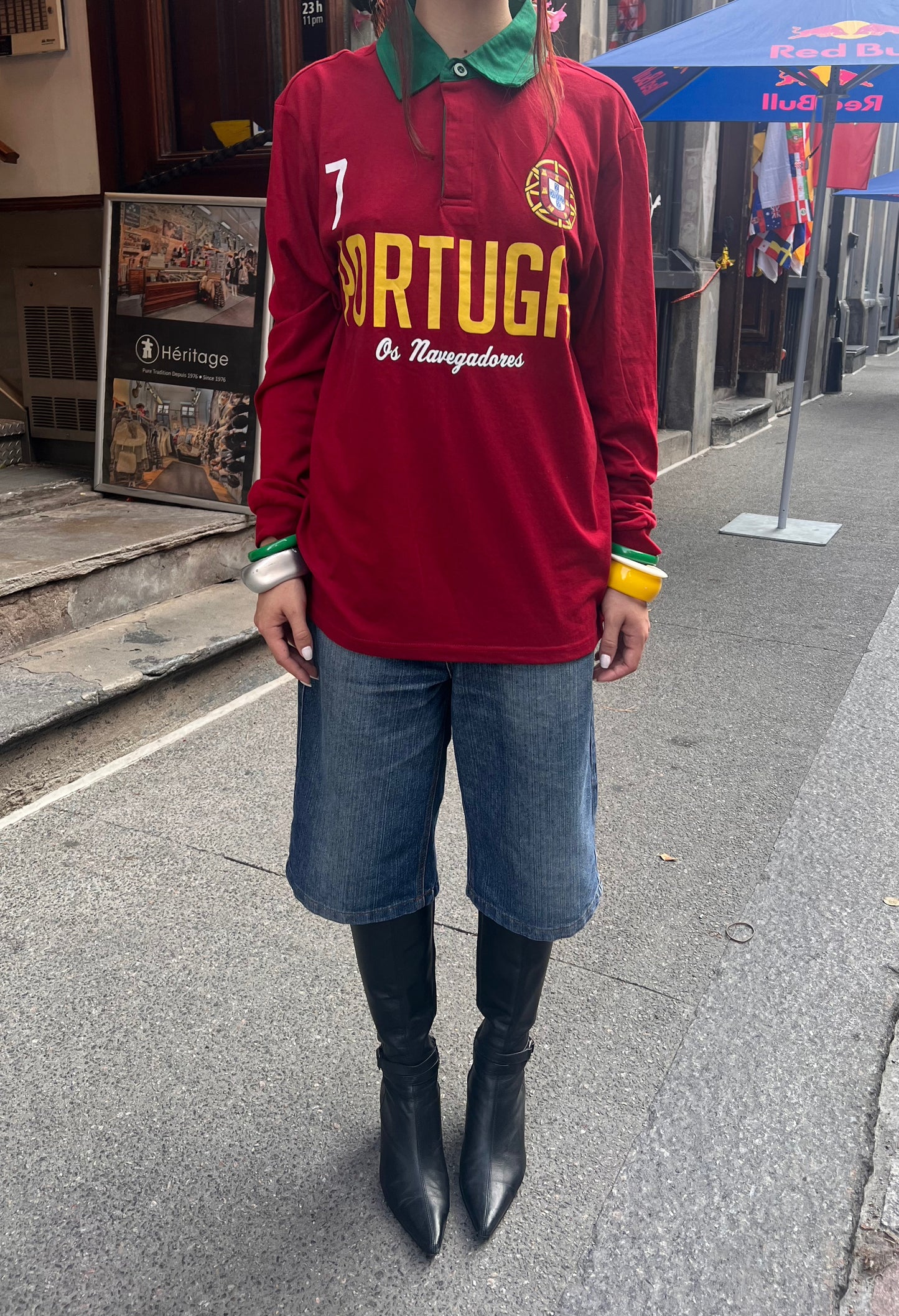 Portugal Long Sleeve Polo