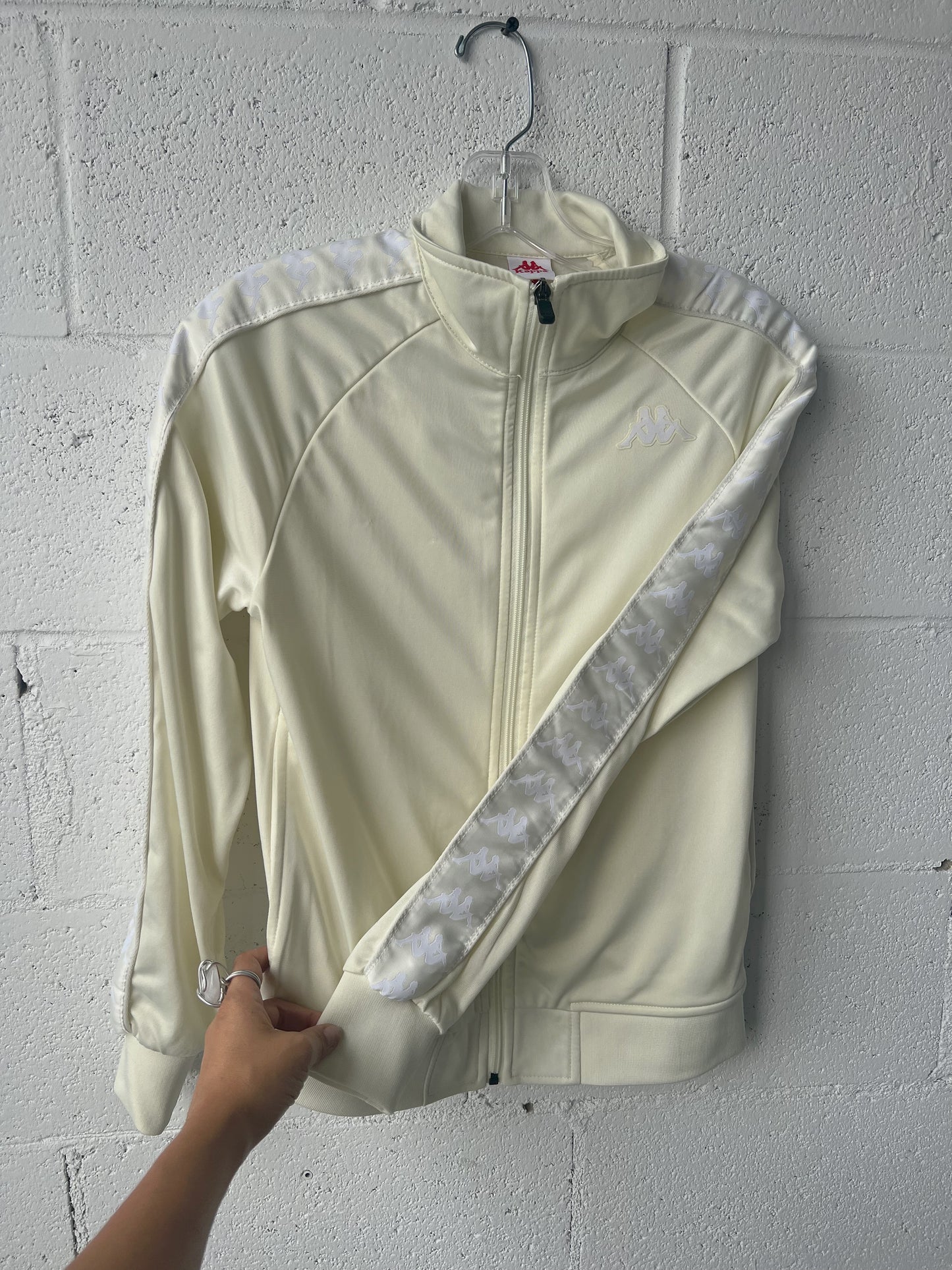 Cream Kappa Tracksuit
