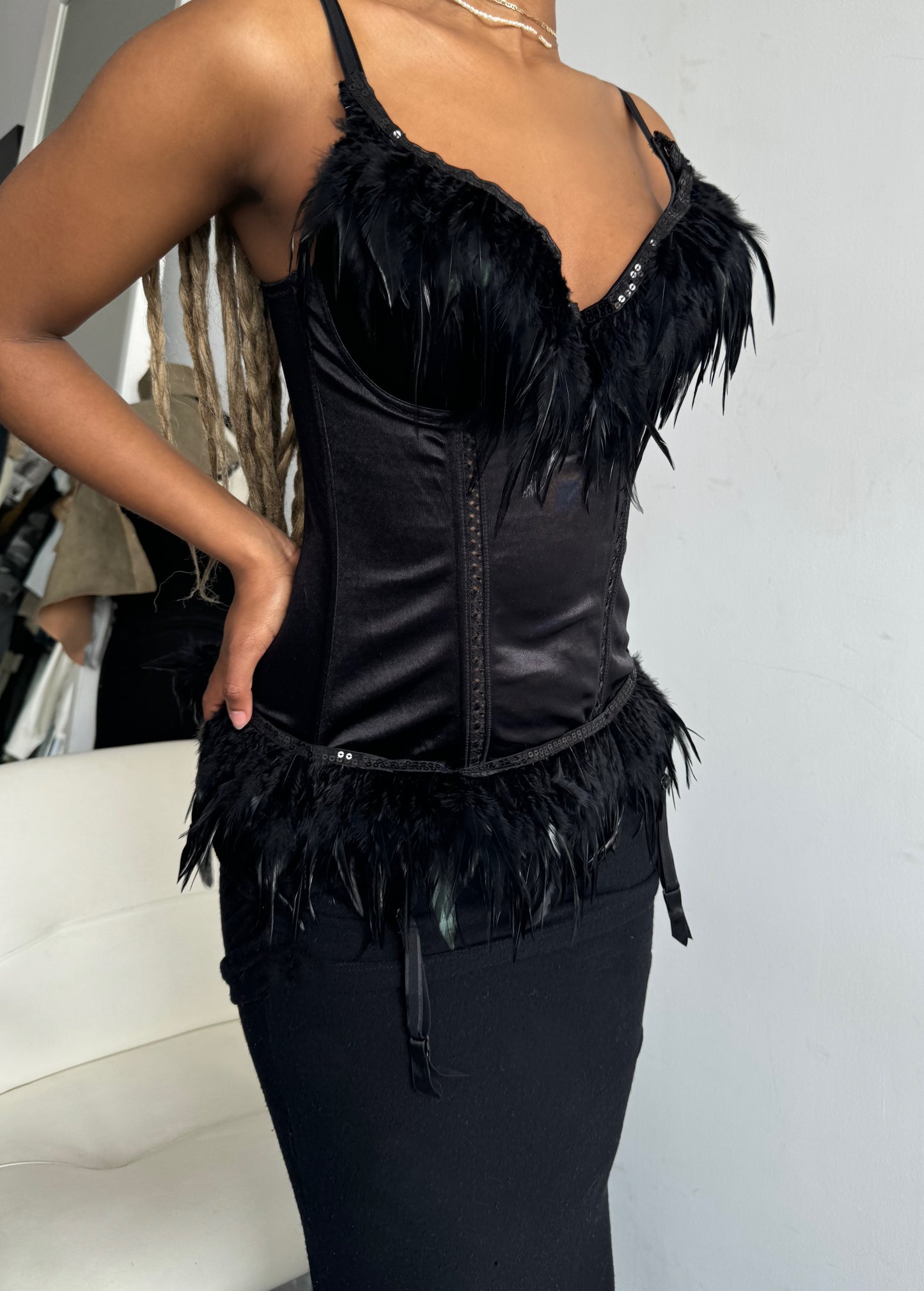 Feather Corset