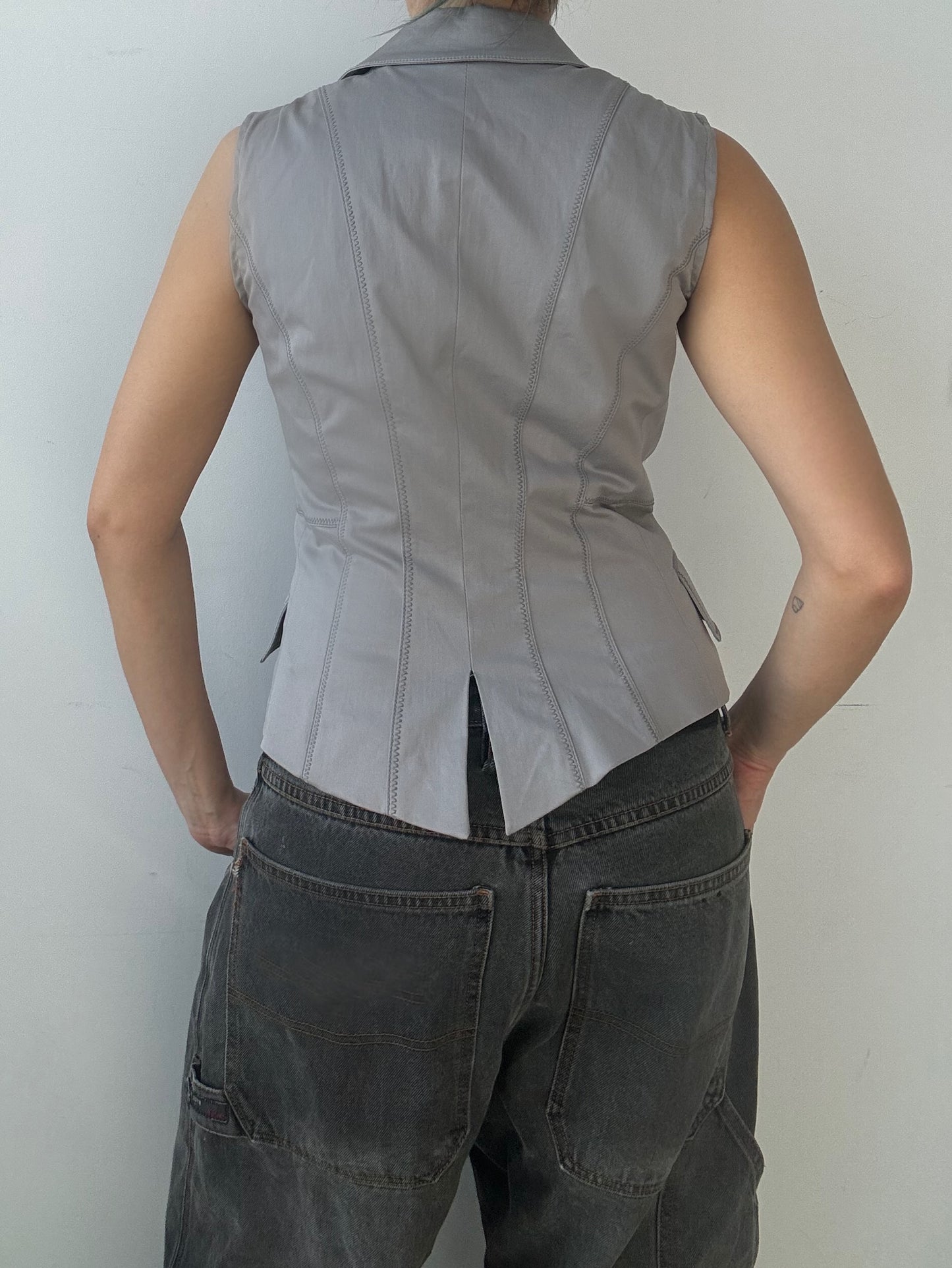 Upcycled Buckle Vest