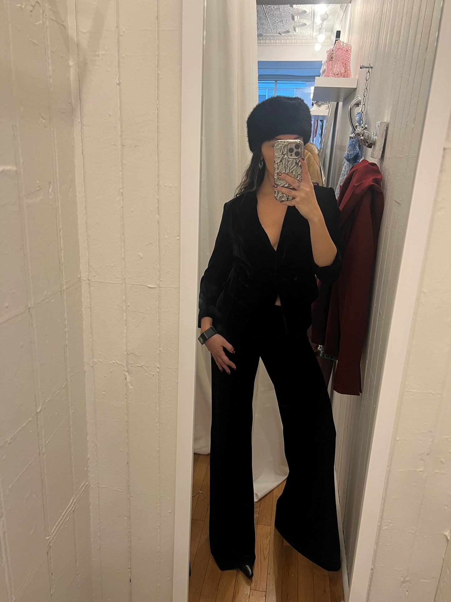 Vintage Velour Suit Set