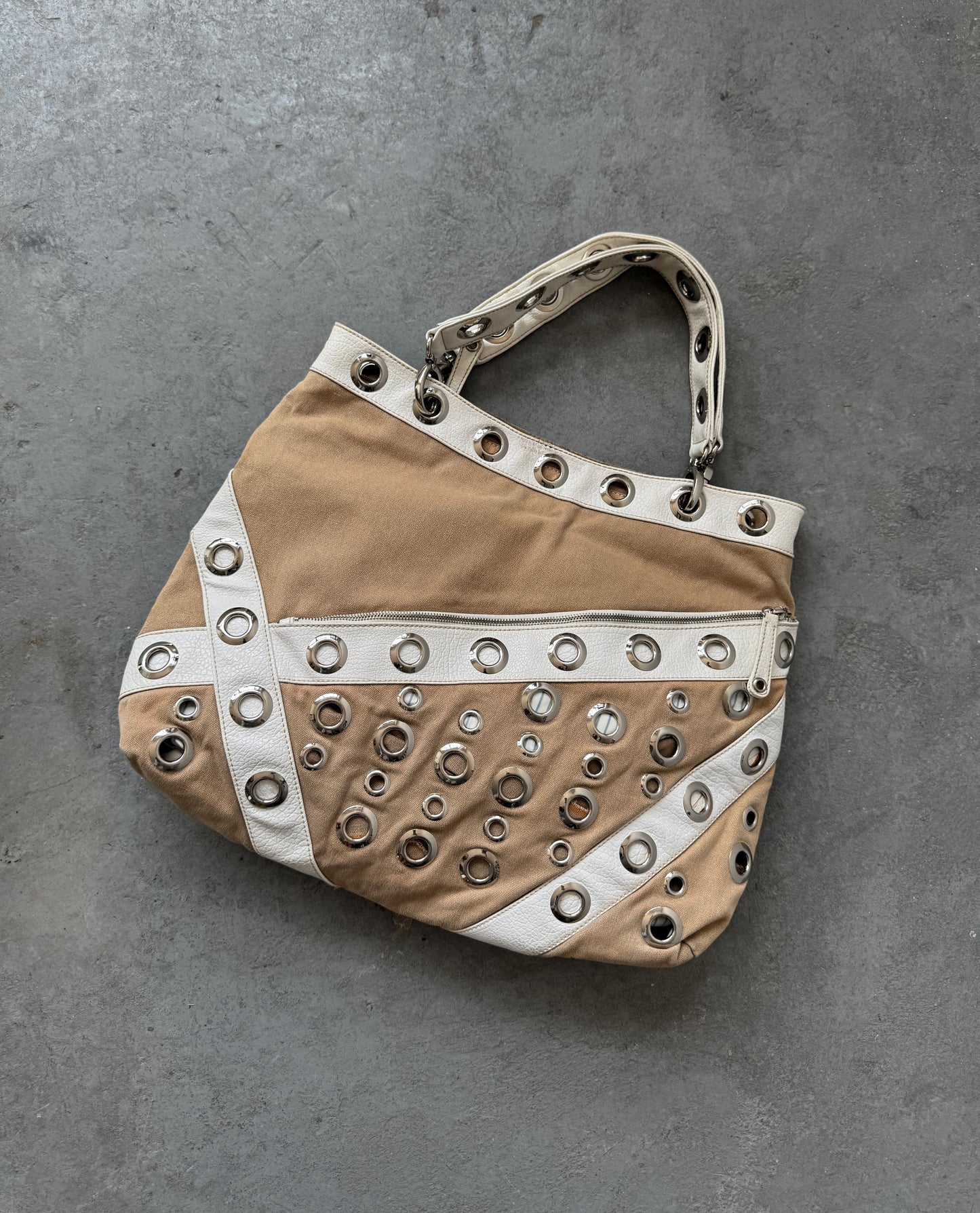 Eyelet Purse