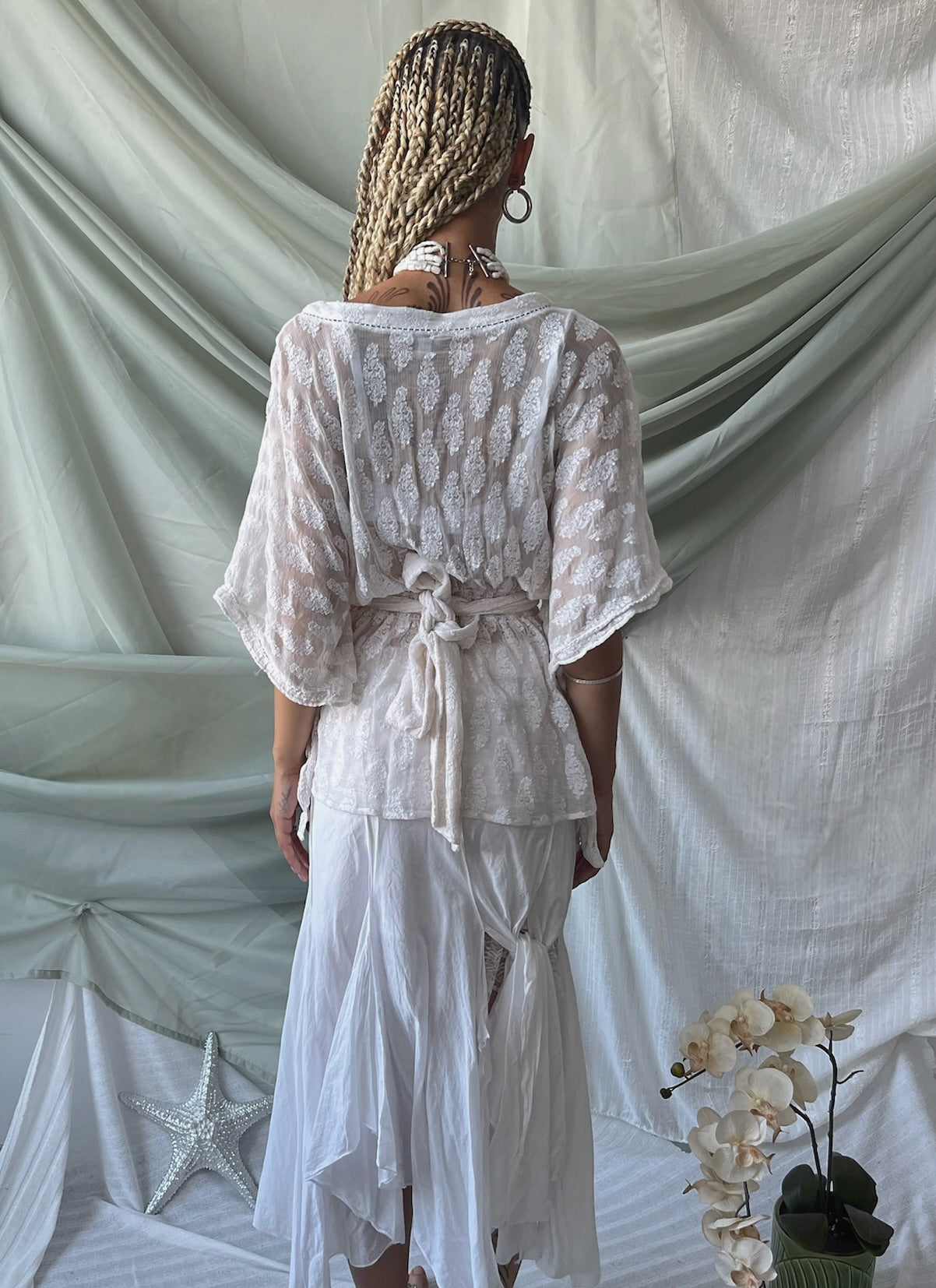 Boho Batwing Top