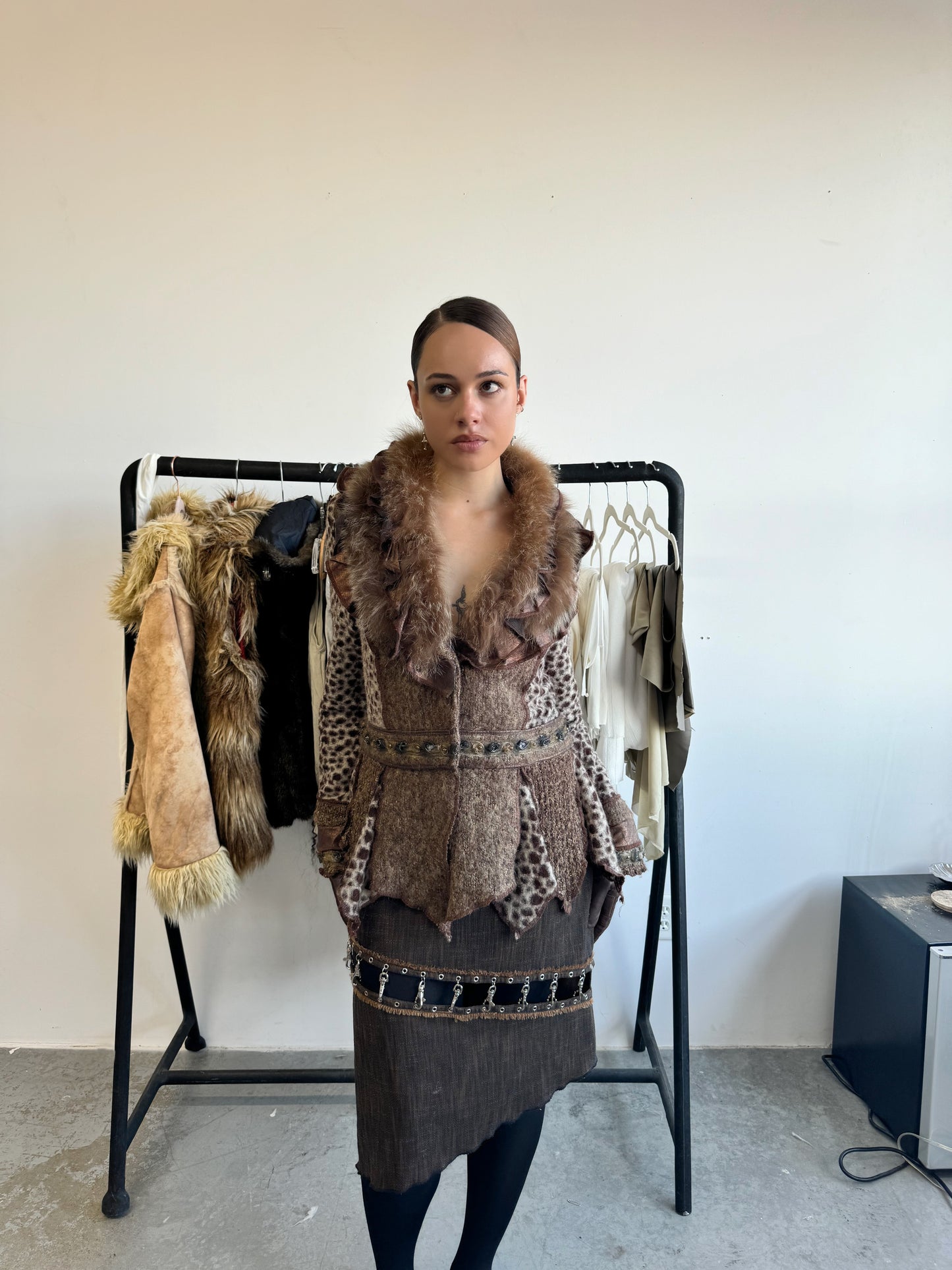 Leopard Cardi