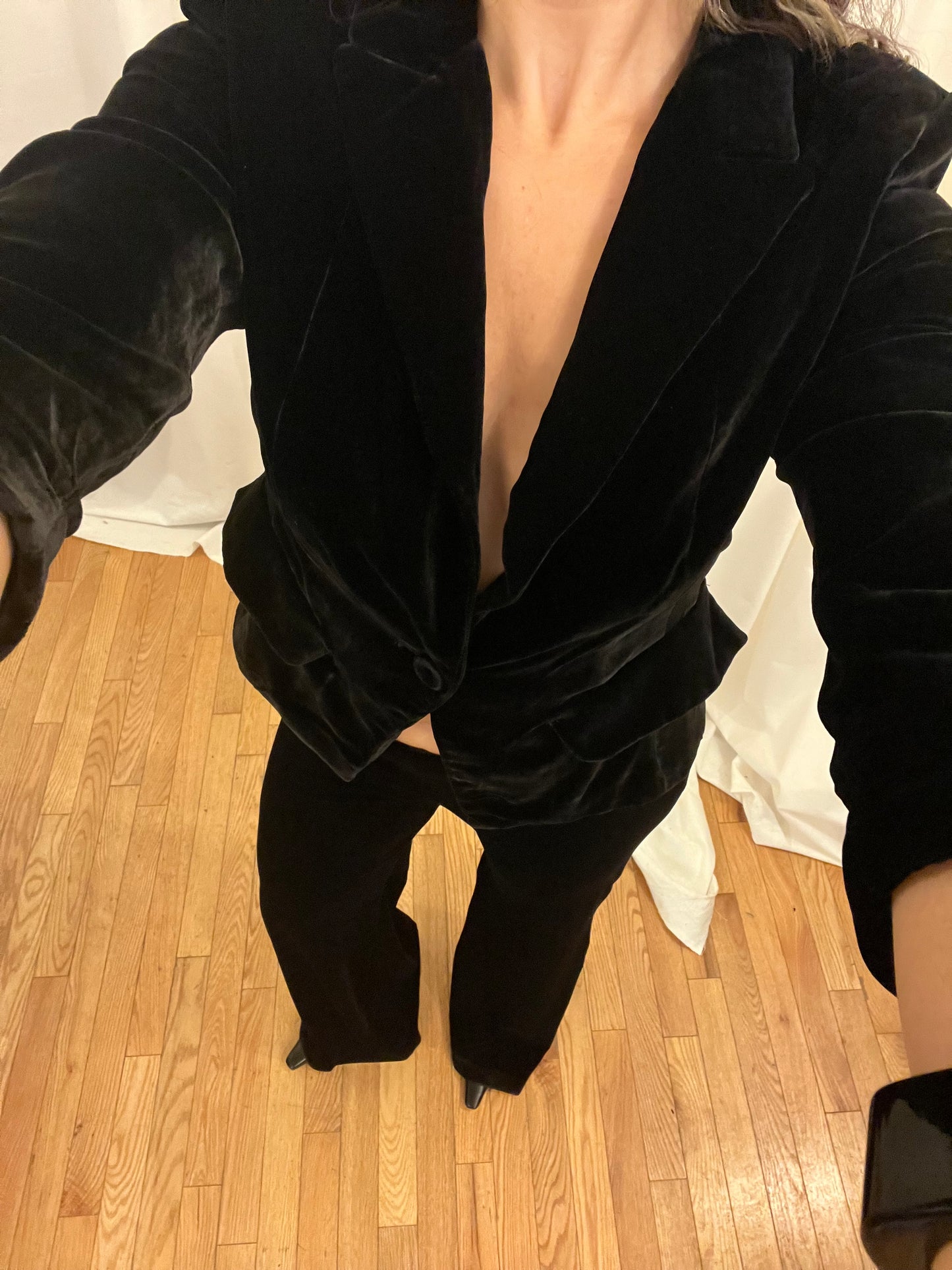 Vintage Velour Suit Set
