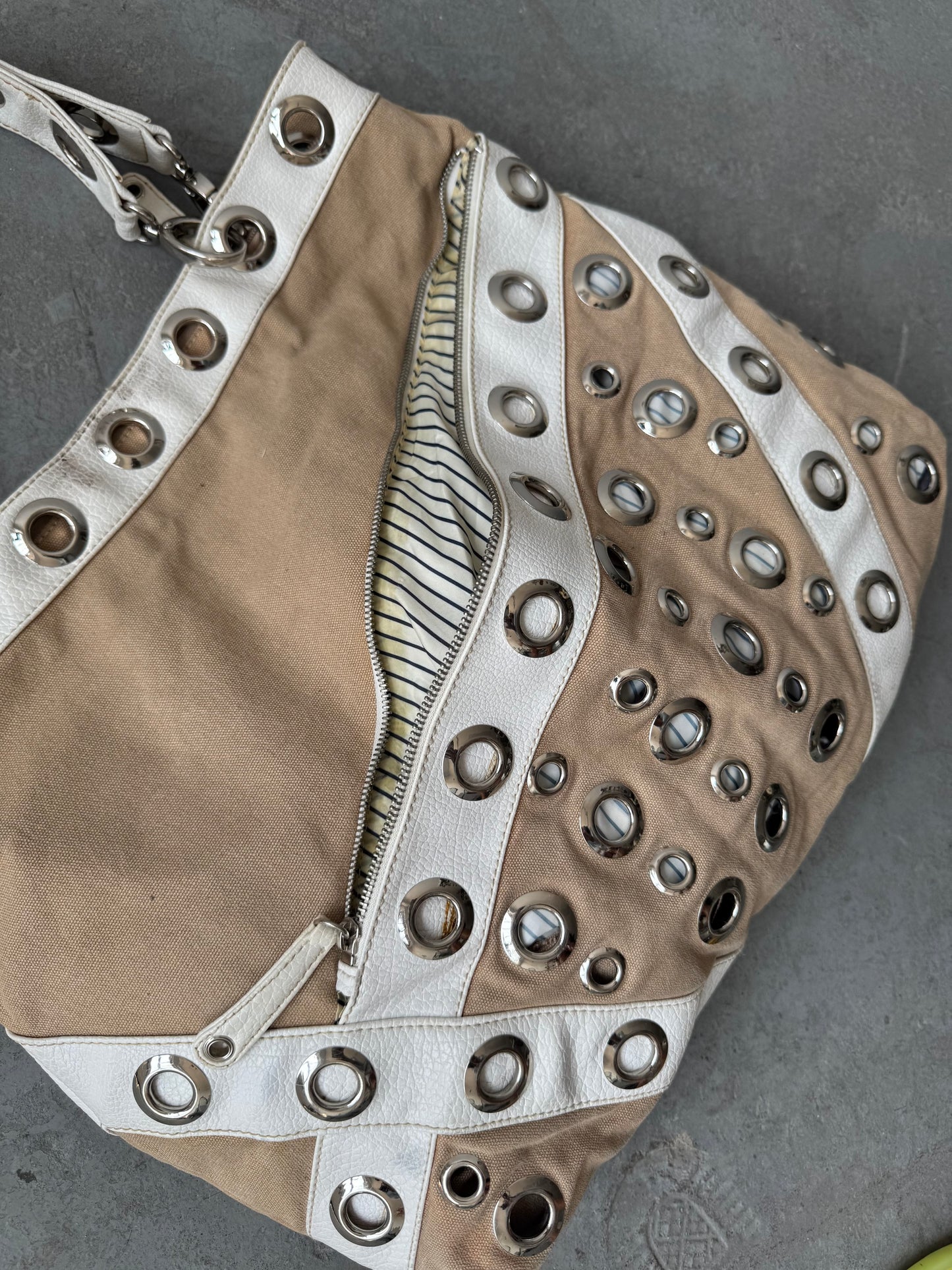 Eyelet Purse