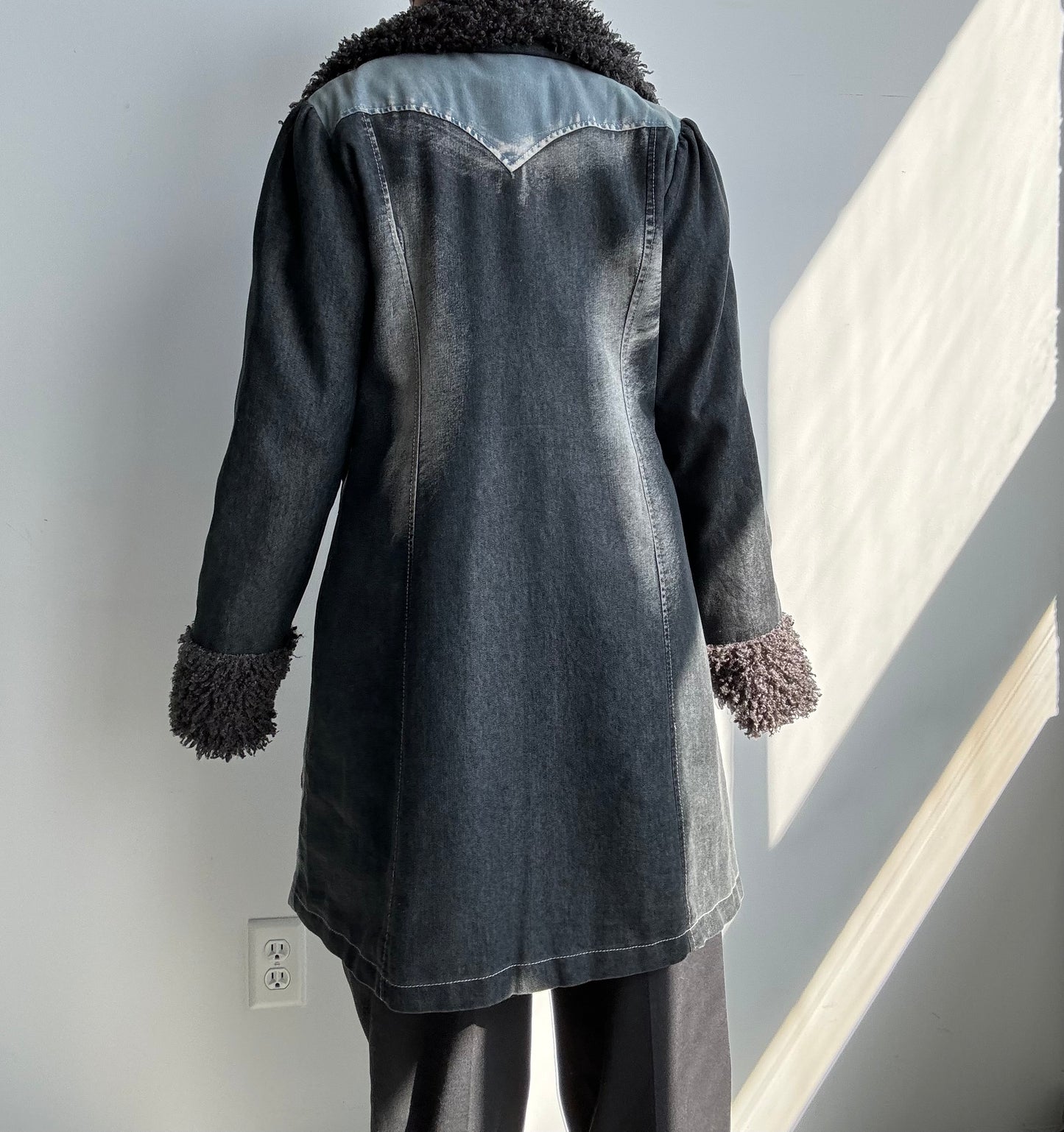 Faux Denim Primavera Jacket