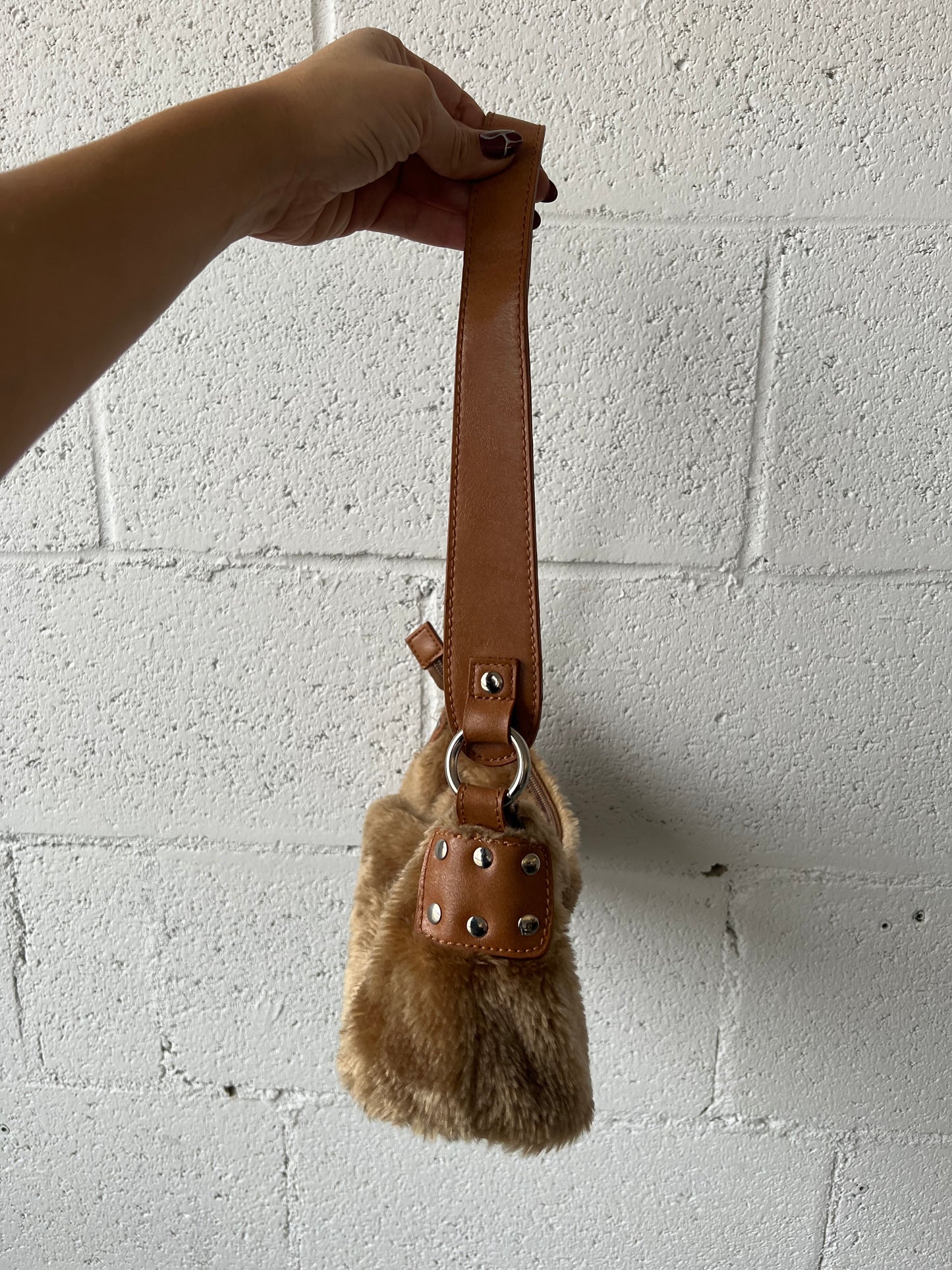 Faux Fur Y2K Purse