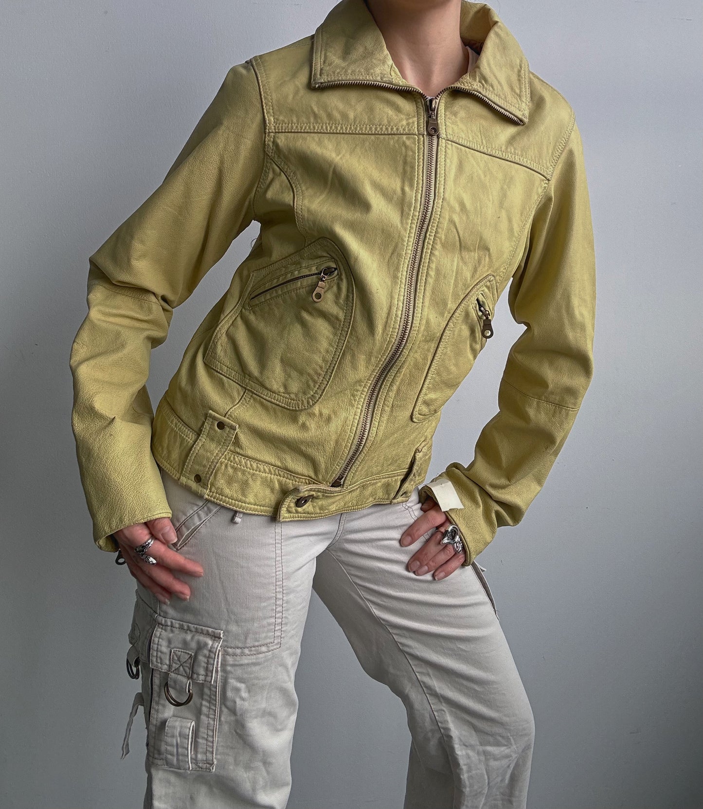 Deadstock Limoncello Leather Jacket S/M