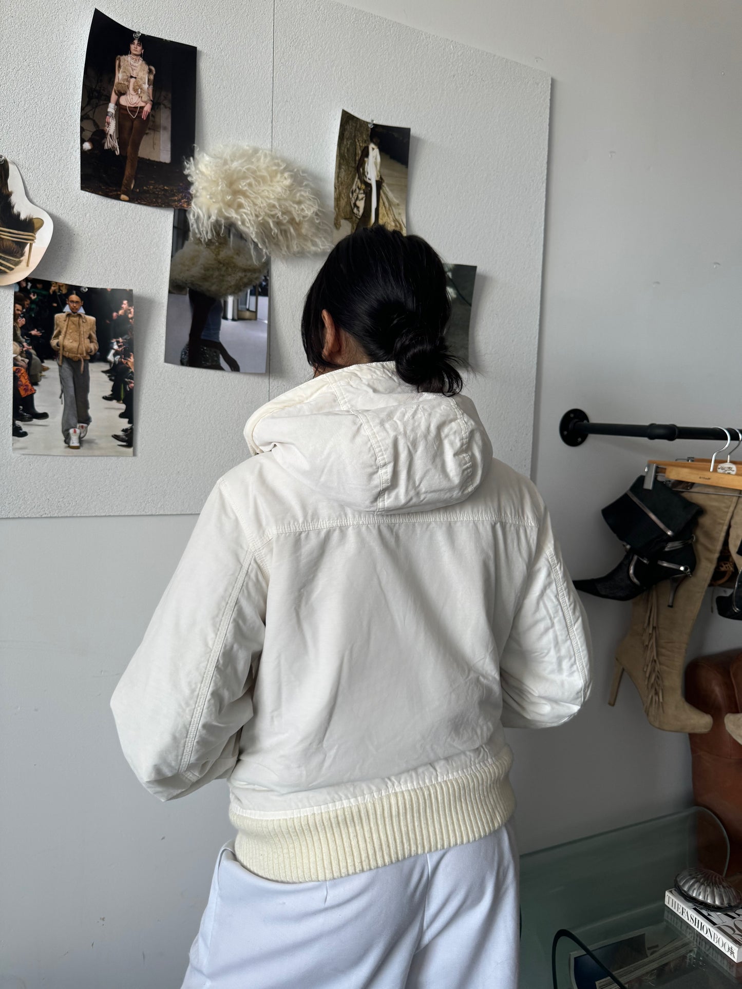 Buttercream Bomber Jacket