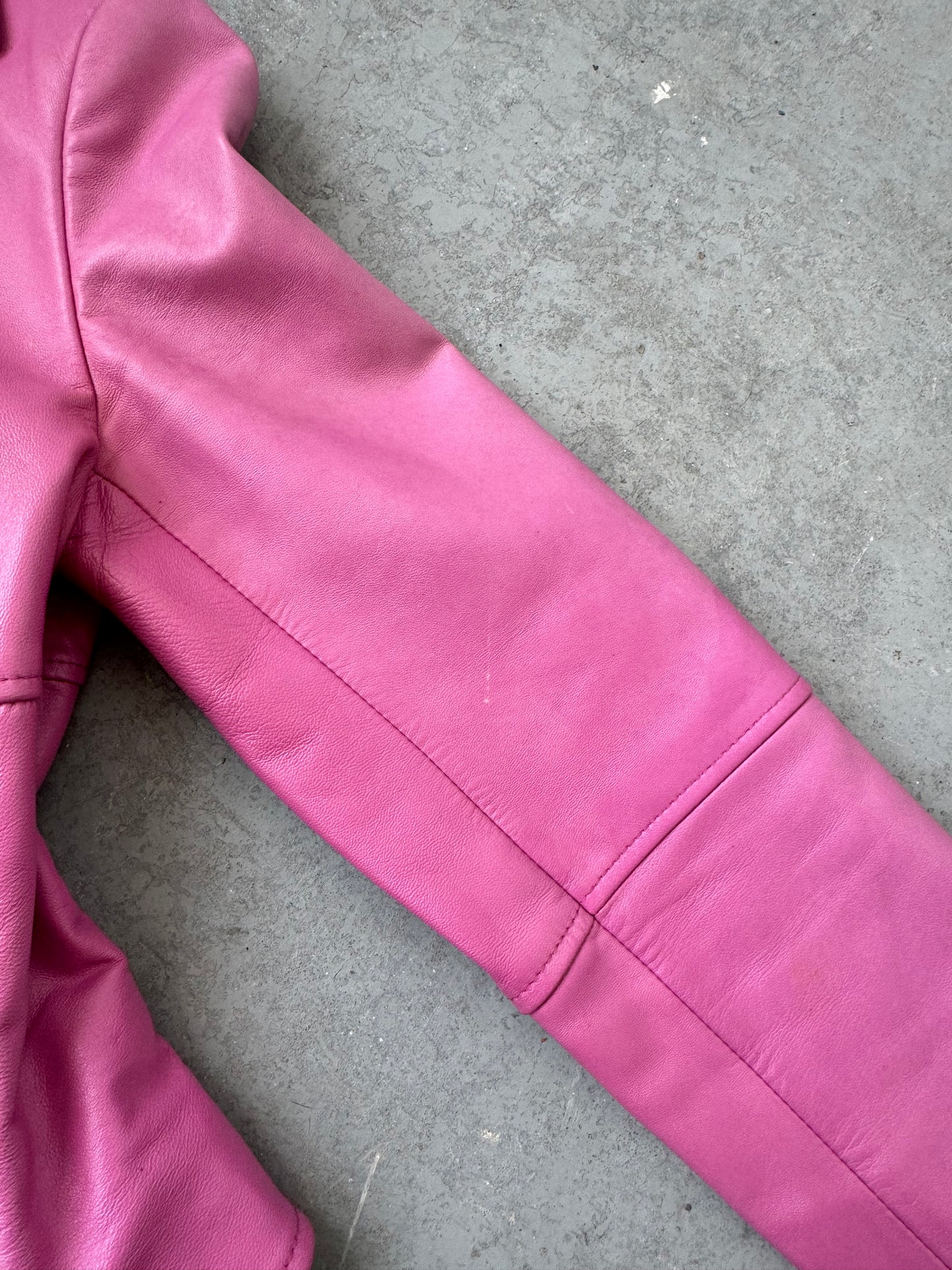 Sorbet Leather Corset Jacket