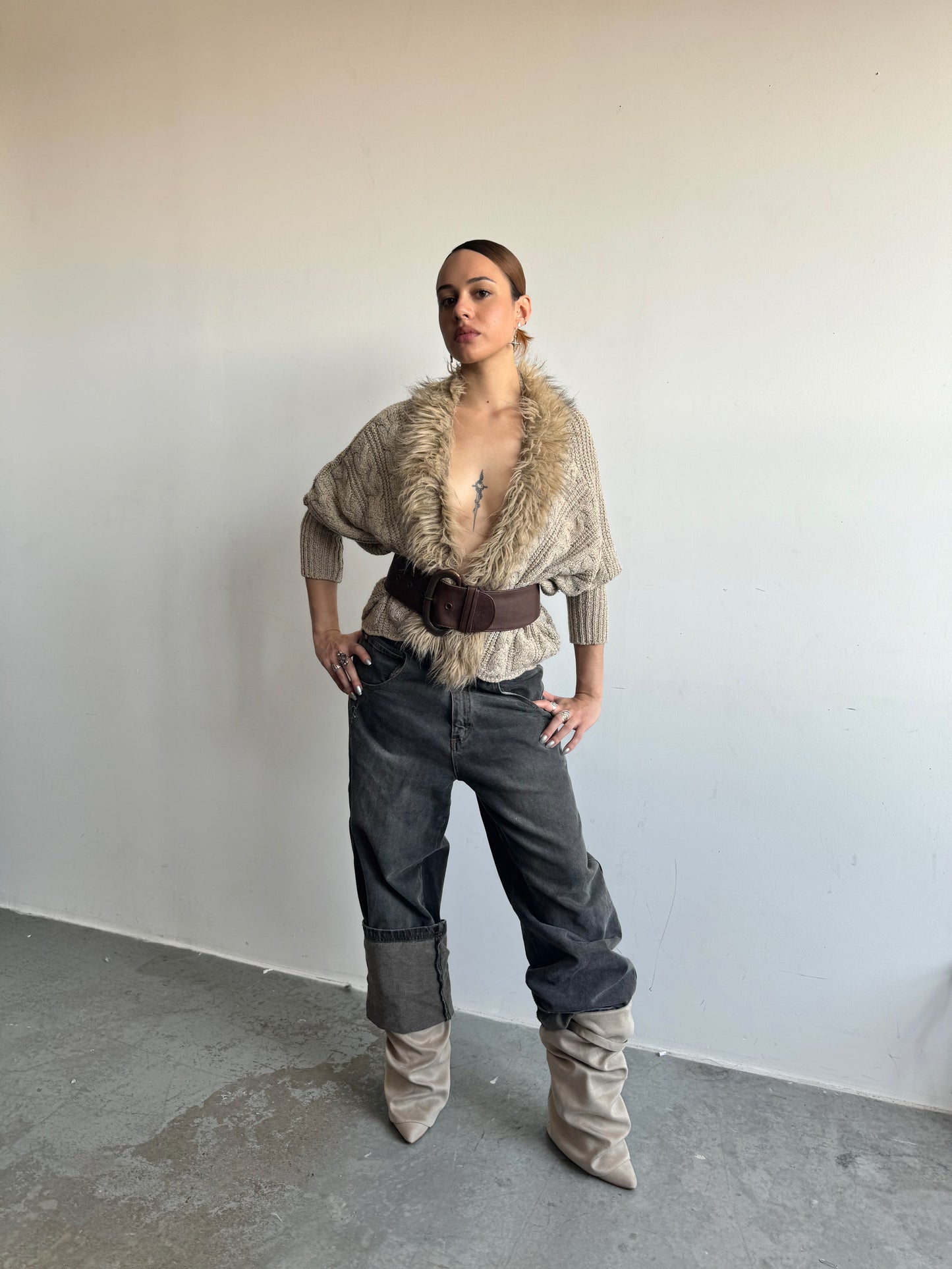 Eris Faux Fur Cardi