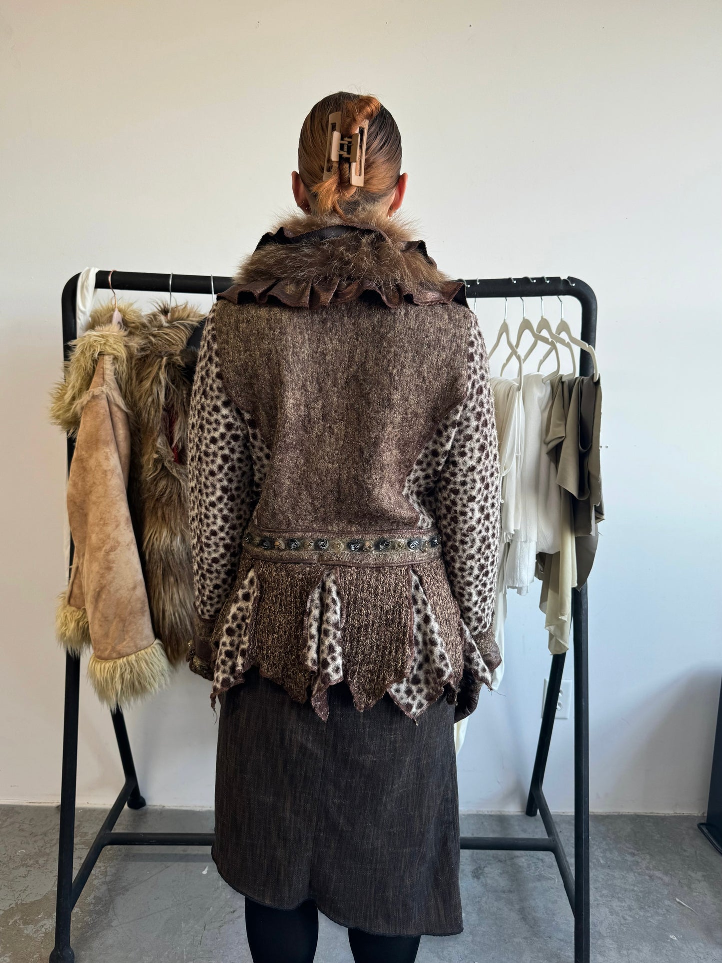 Leopard Cardi
