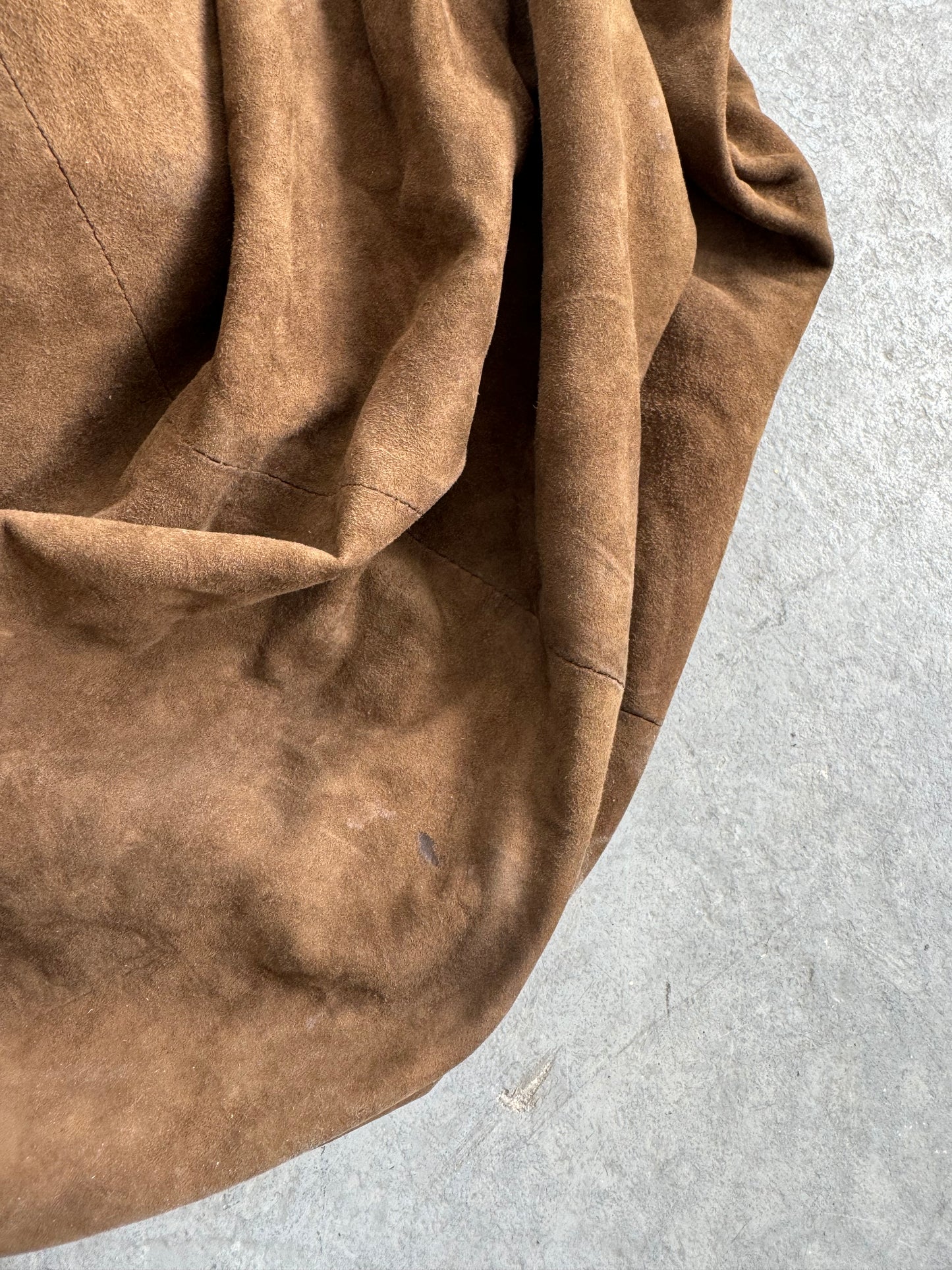 Suede Slouch Purse