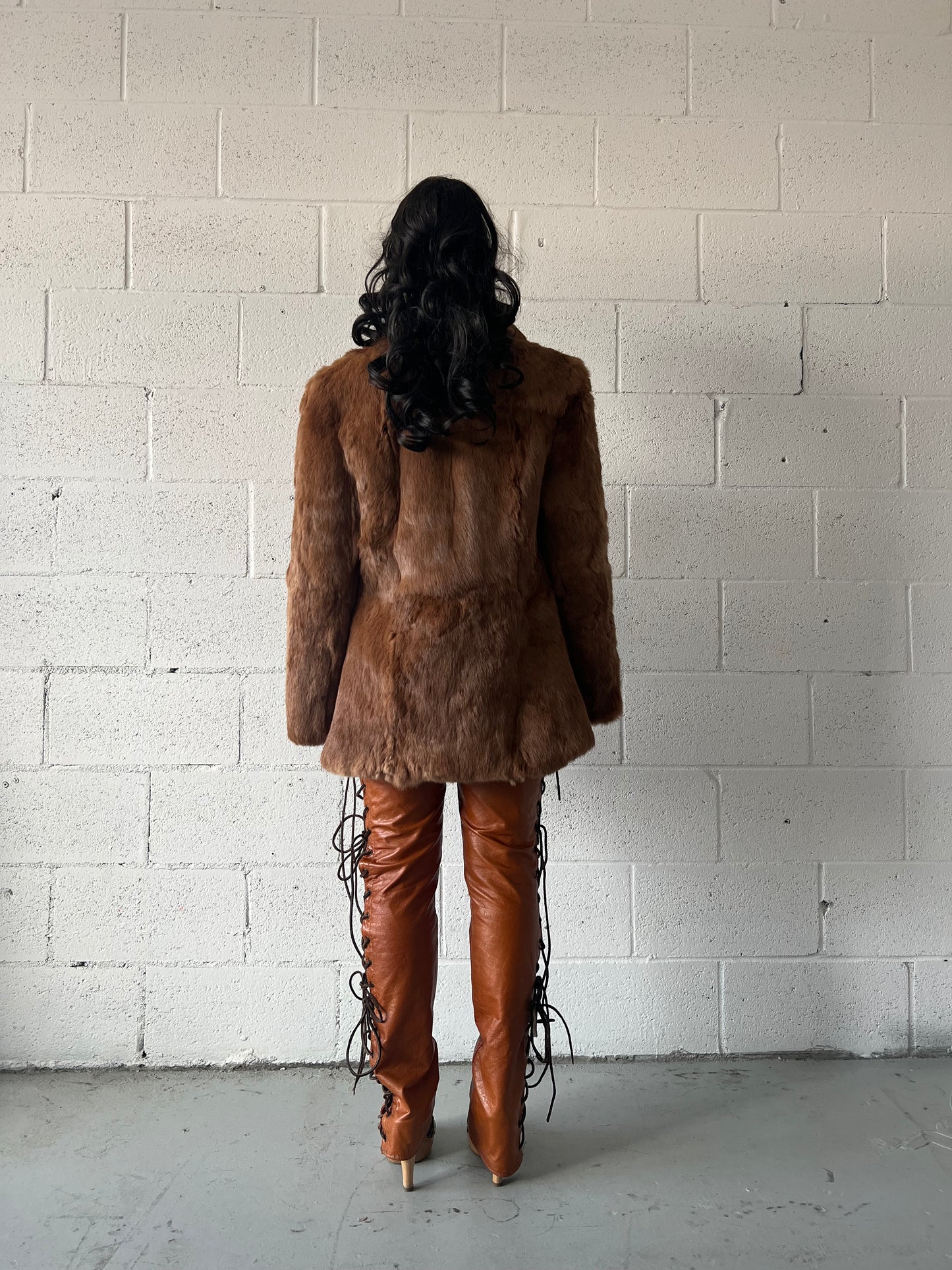 Vintage Fur Coat - Caramel