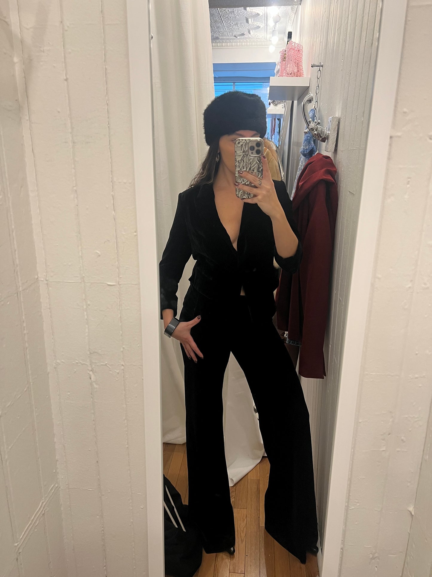 Vintage Velour Suit Set