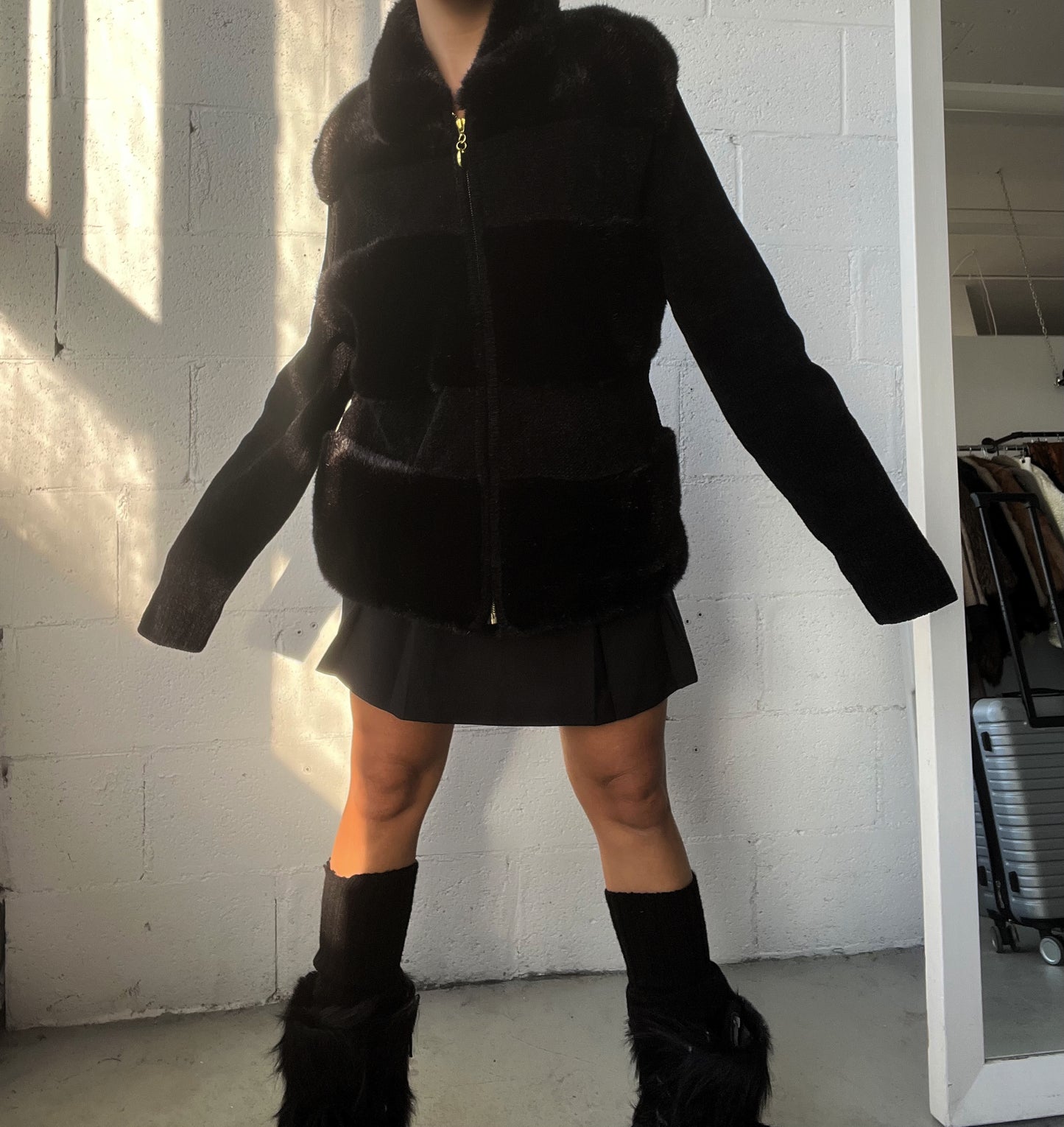 Cozy Faux Fur Zip