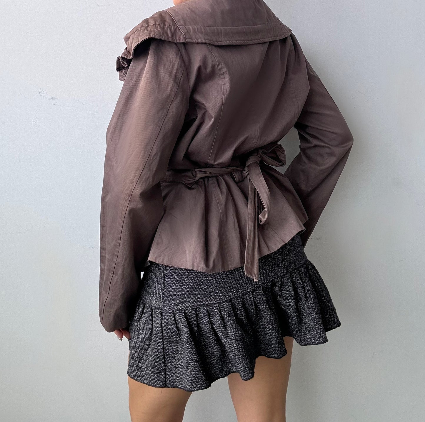 Zipper Trench Blazer