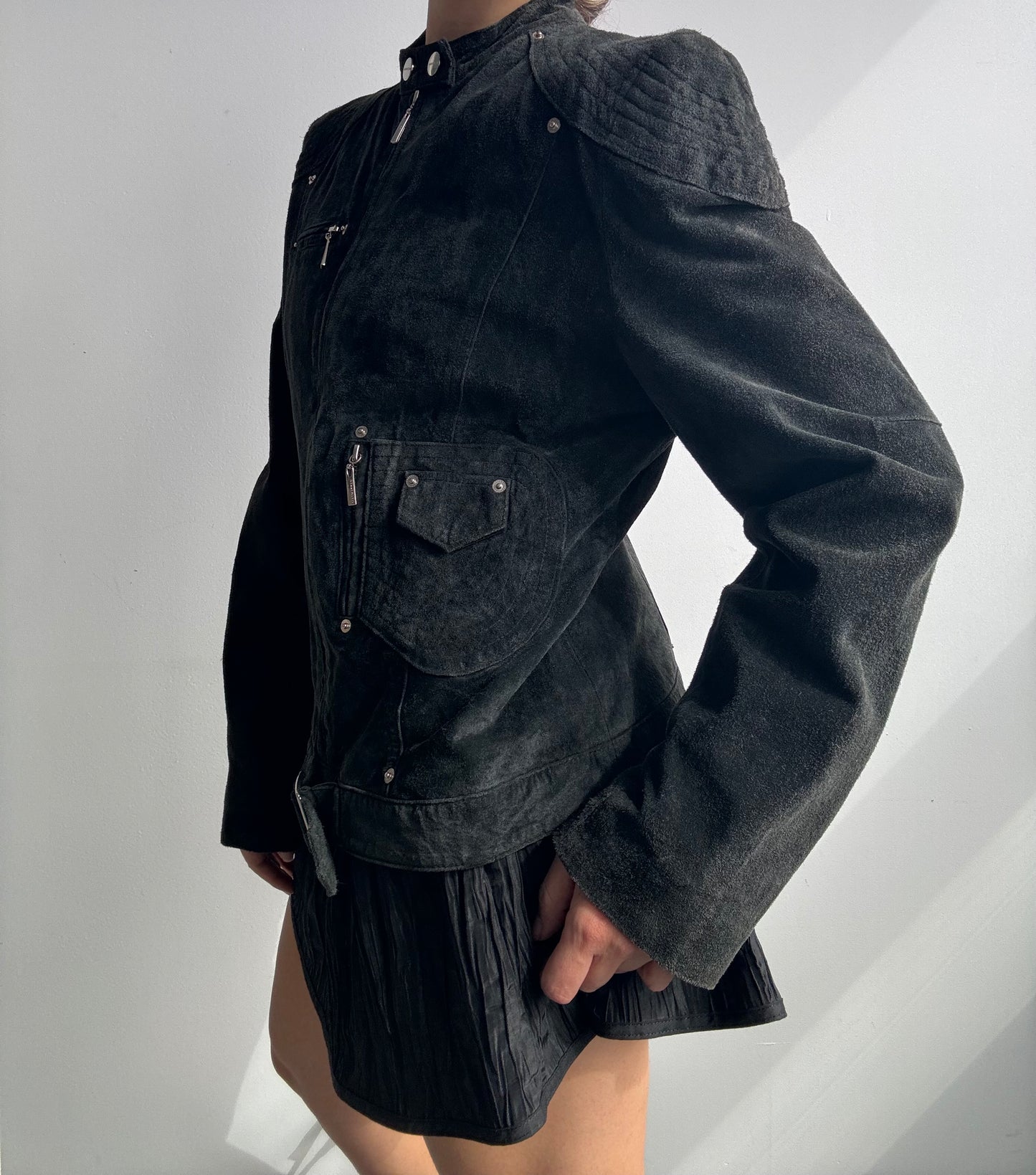 Suede Moto Jacket Size M/L