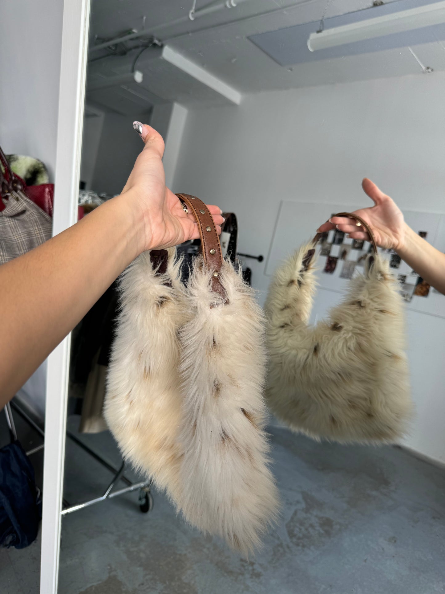 Faux Fur Purse