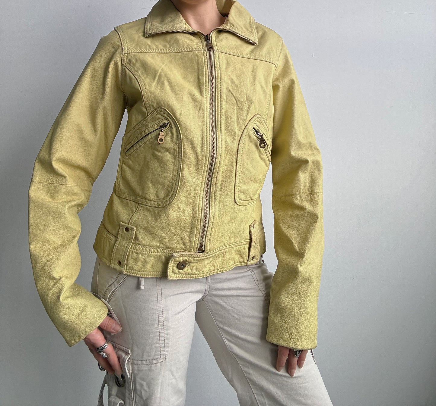 Deadstock Limoncello Leather Jacket S/M