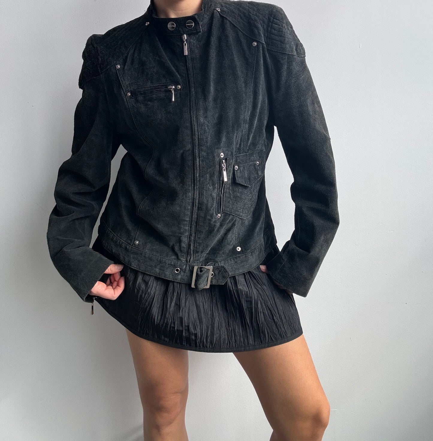 Suede Moto Jacket Size M/L