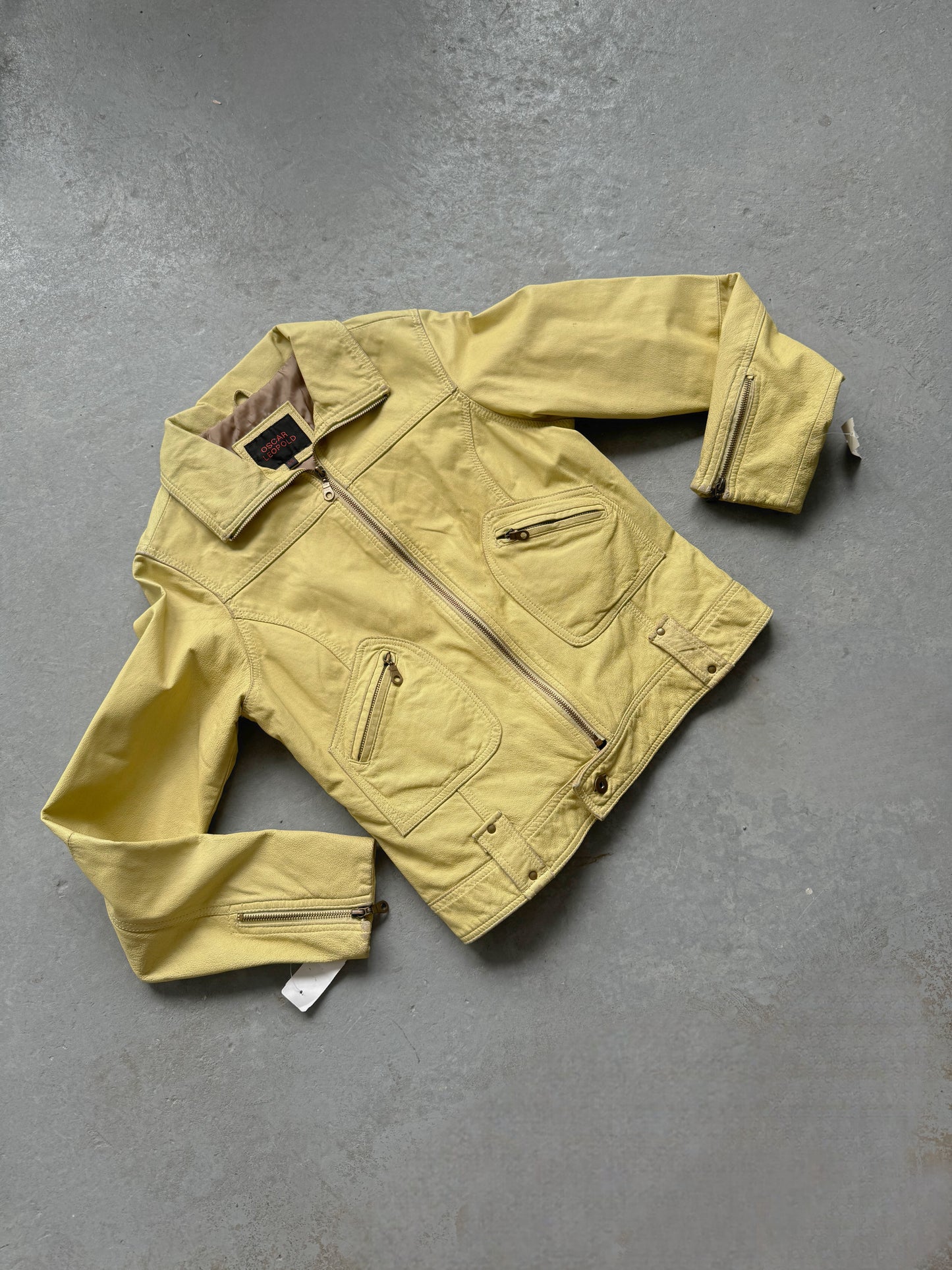 Deadstock Limoncello Leather Jacket S/M