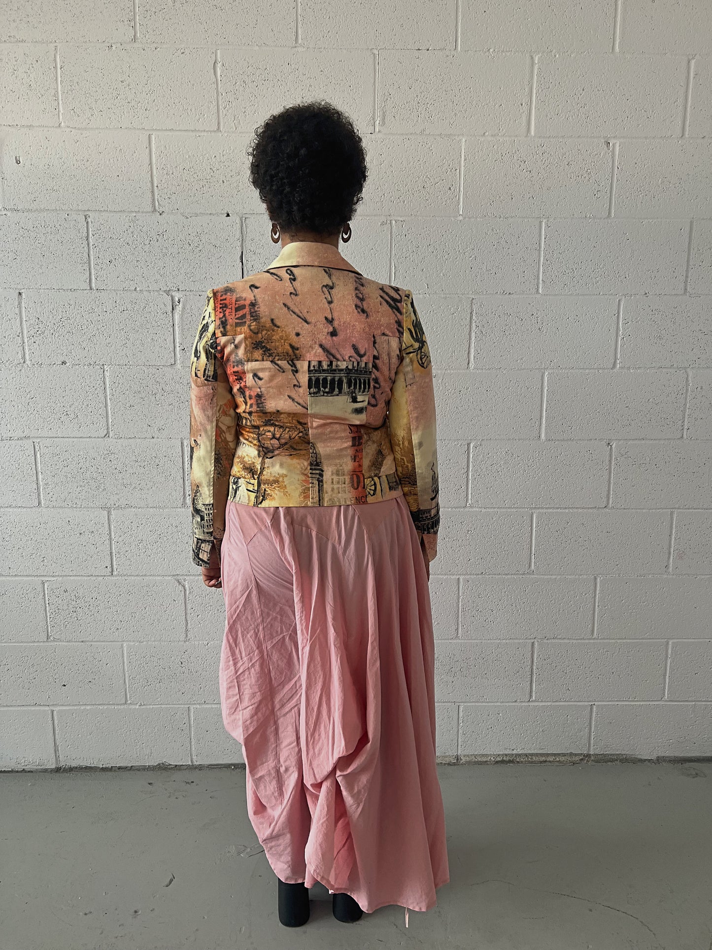 Asymmetric Tie Skirt