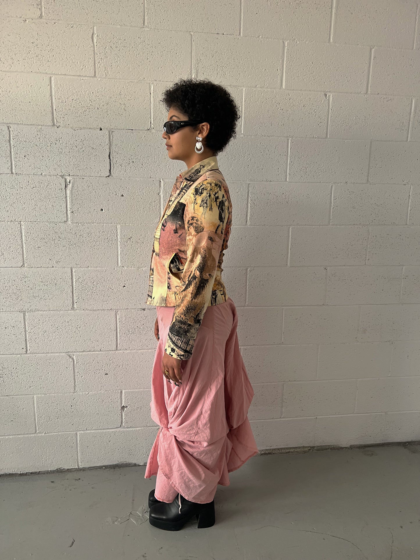 Asymmetric Tie Skirt