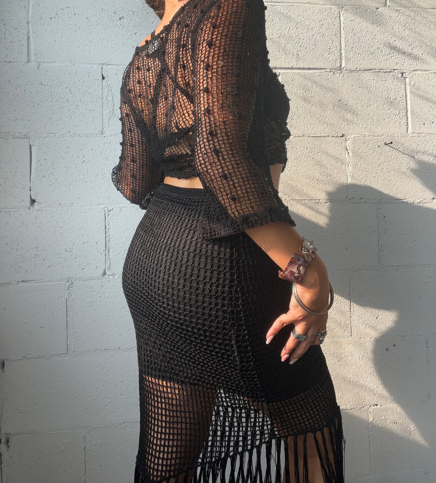 Black Wrap Top